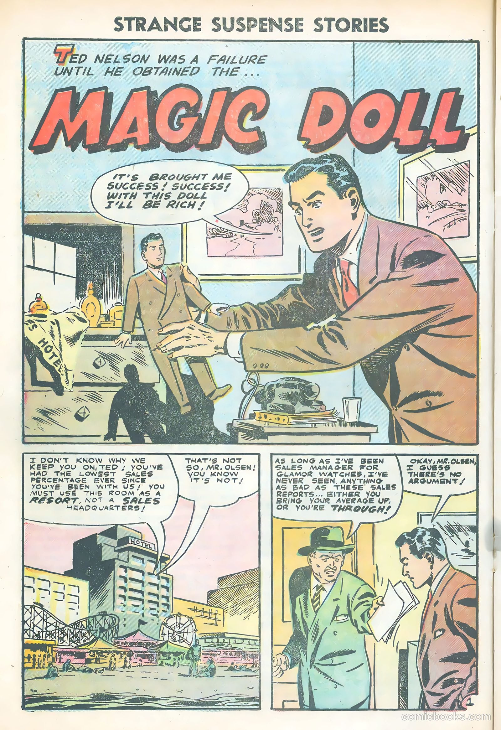 Strange Suspense Stories #28 (1956) — page 14 of 36