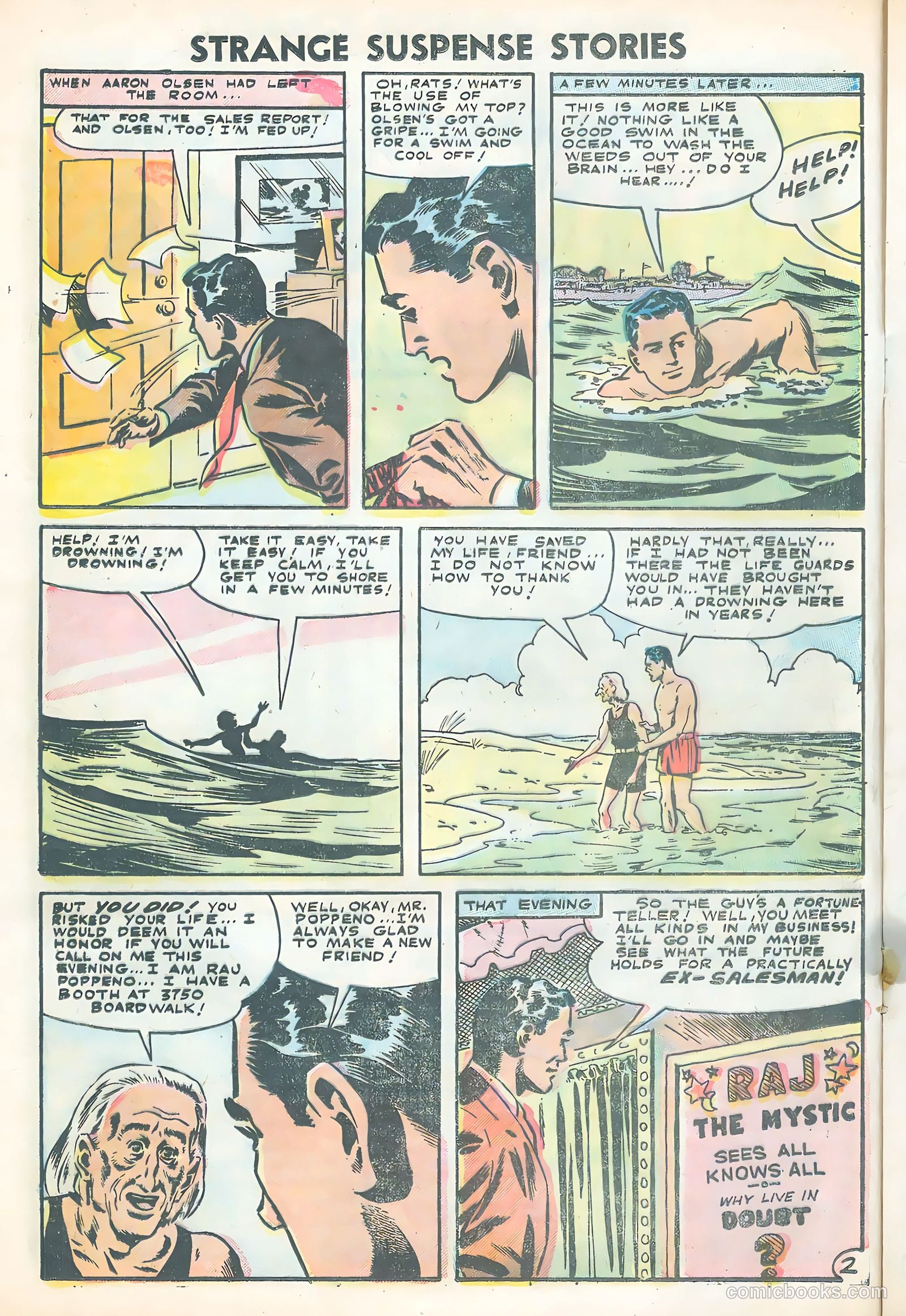 Strange Suspense Stories #28 (1956) — page 16 of 36
