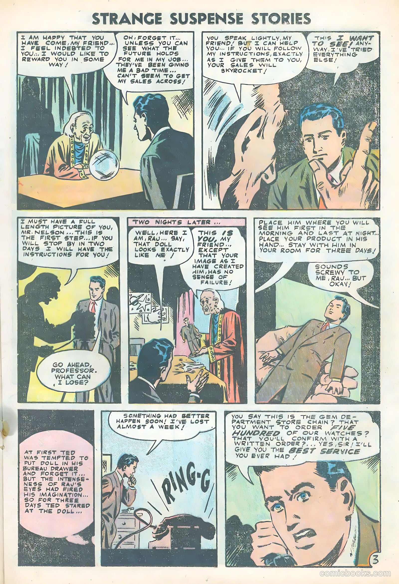 Strange Suspense Stories #28 (1956) — page 17 of 36