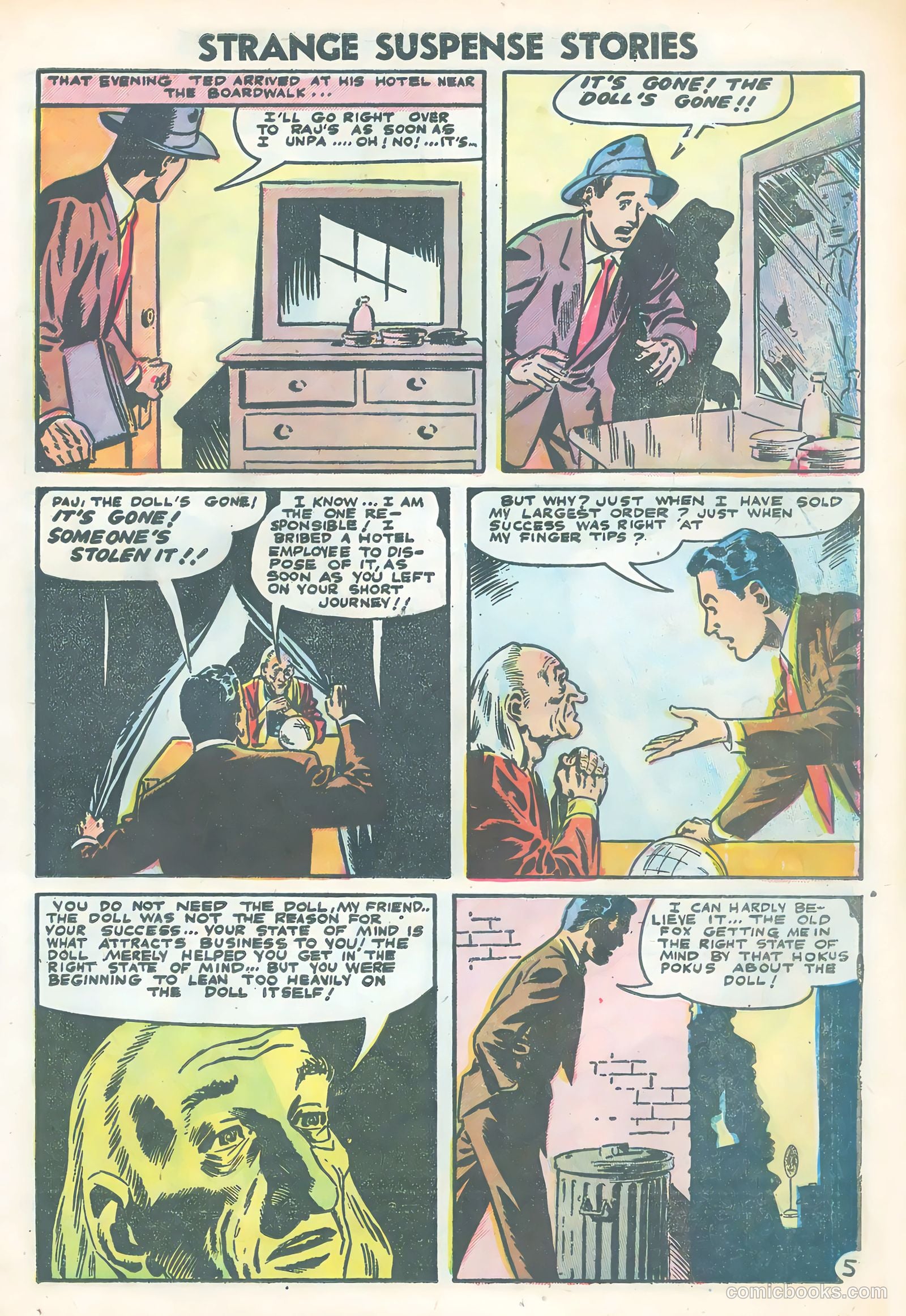 Strange Suspense Stories #28 (1956) — page 19 of 36