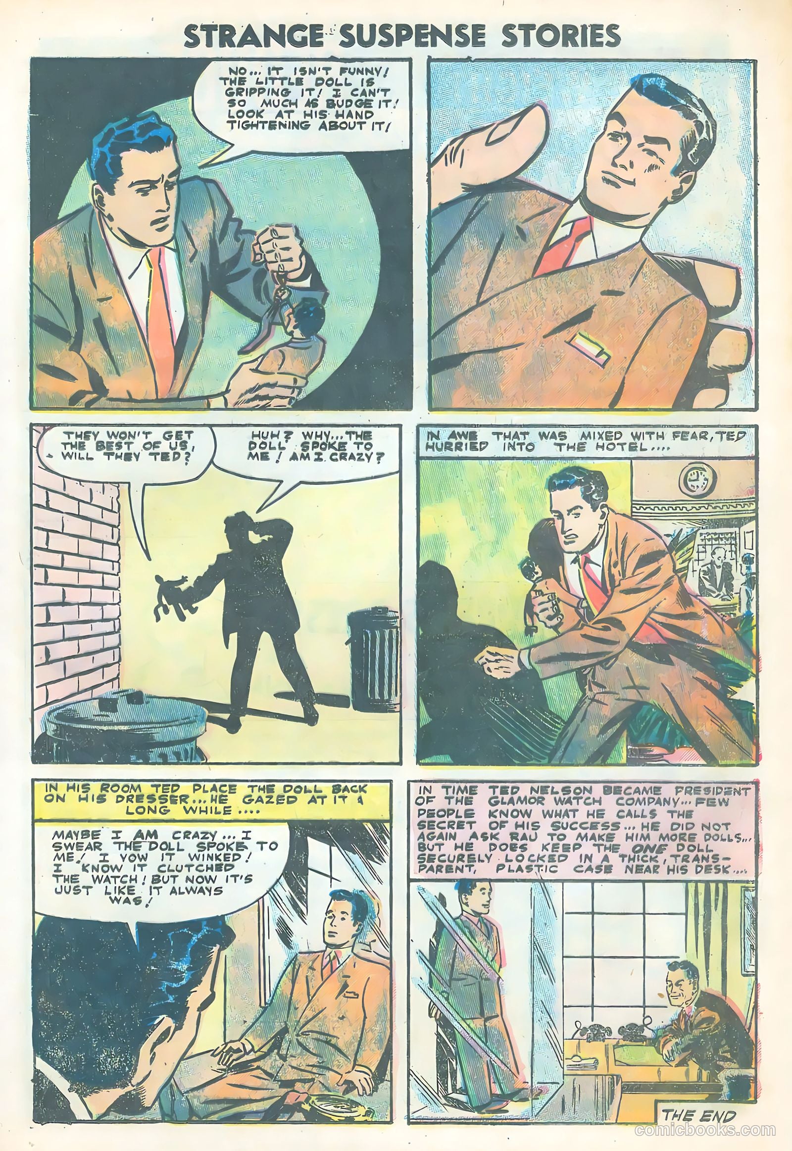 Strange Suspense Stories #28 (1956) — page 21 of 36