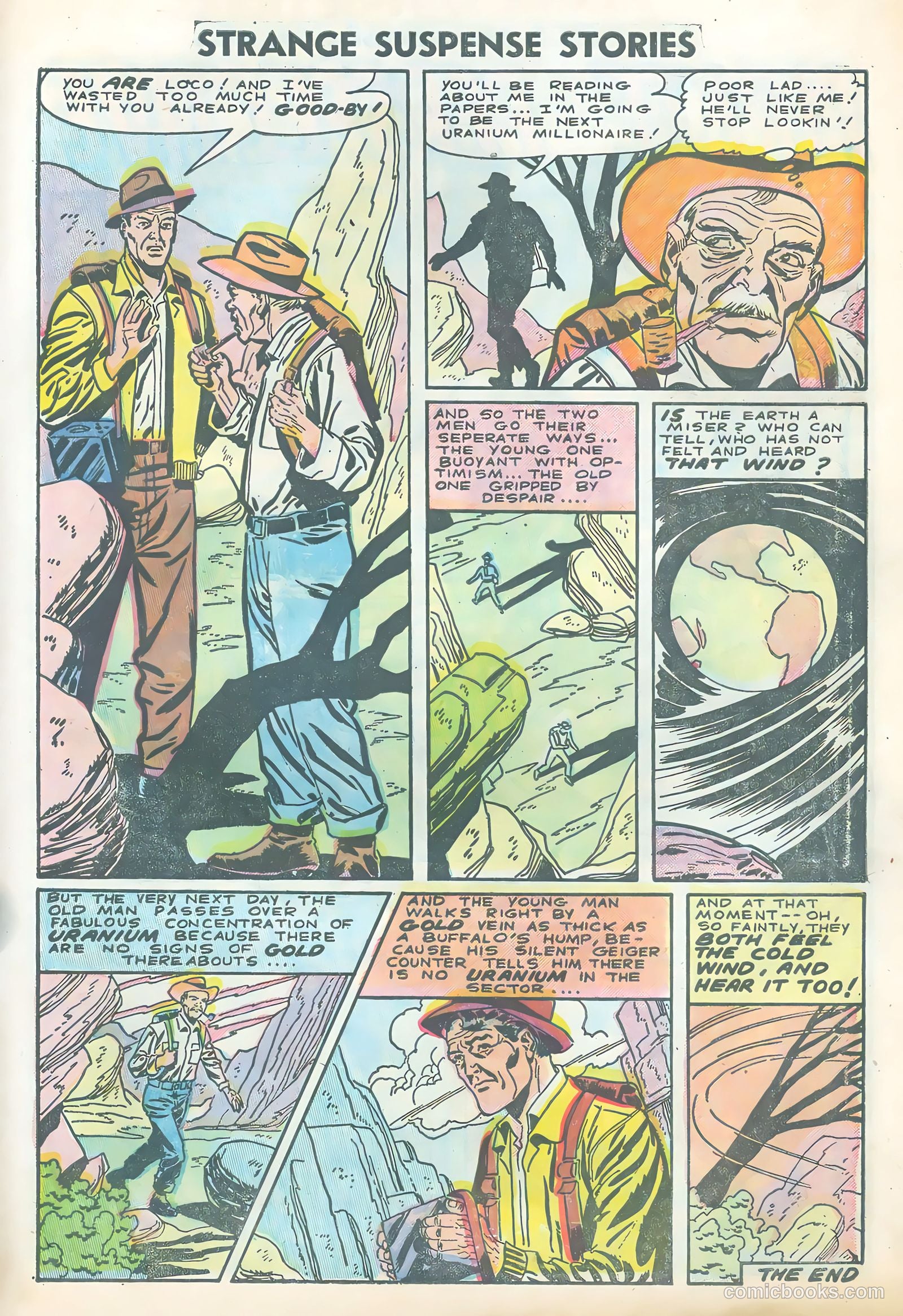 Strange Suspense Stories #28 (1956) — page 27 of 36