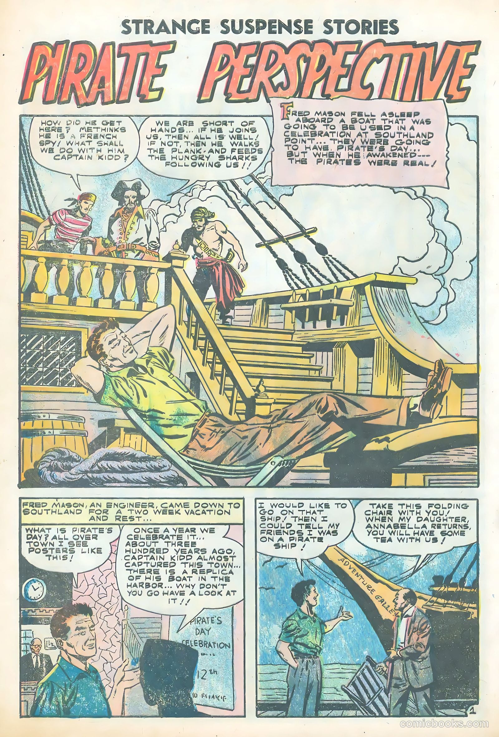 Strange Suspense Stories #28 (1956) — page 28 of 36