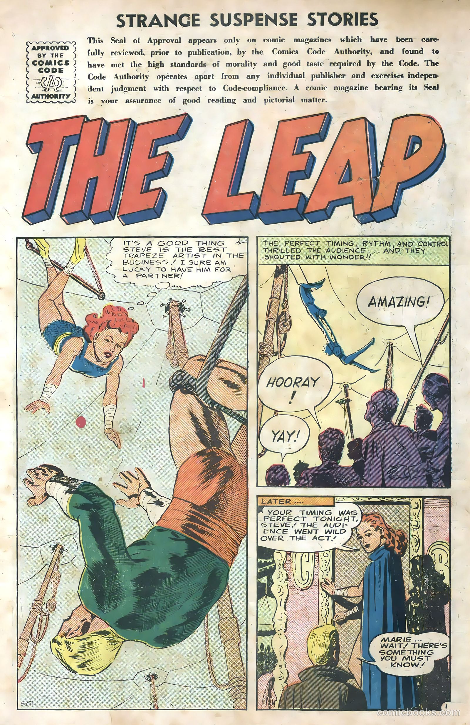 Strange Suspense Stories #29 (1956) — page 3 of 36