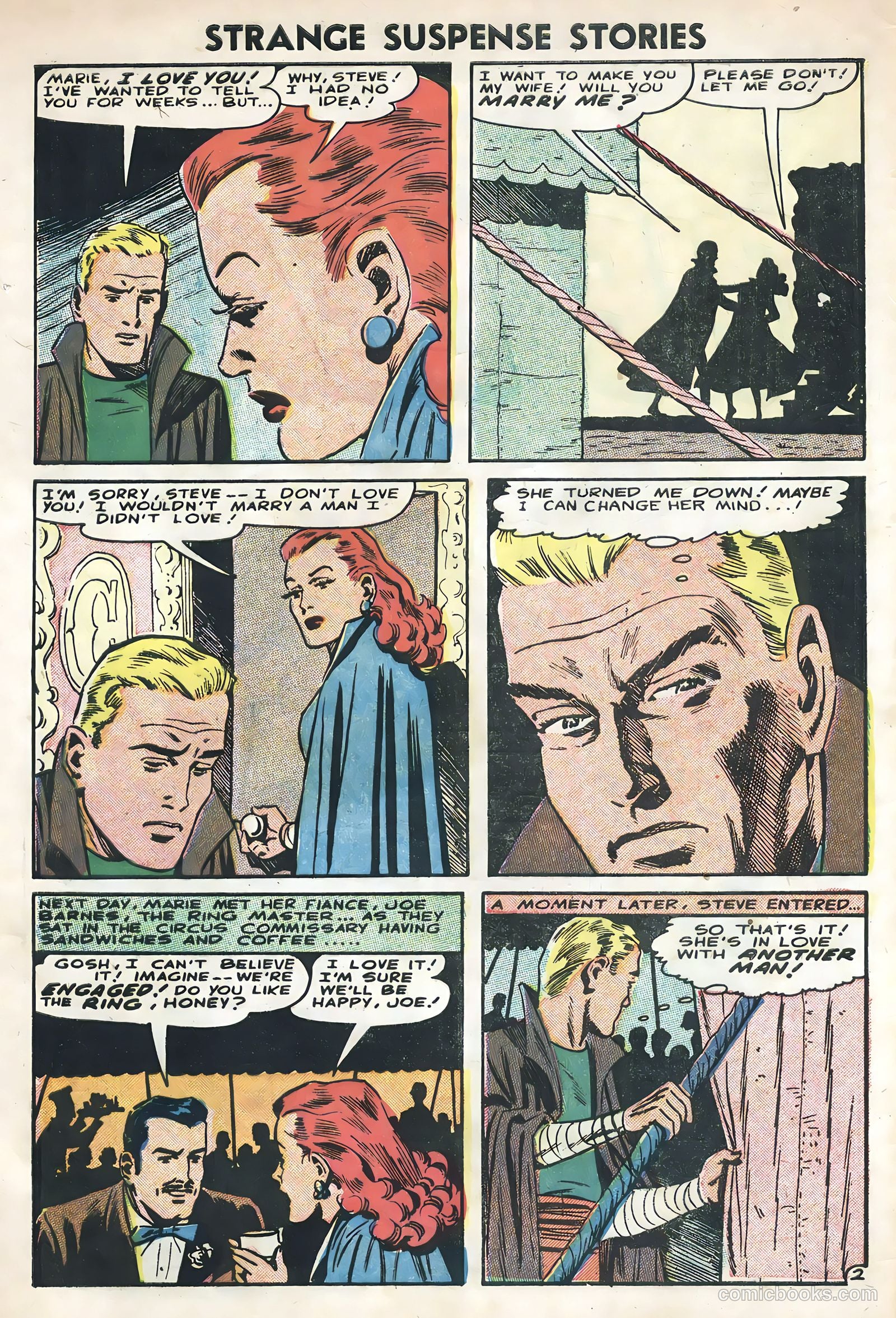 Strange Suspense Stories #29 (1956) — page 4 of 36