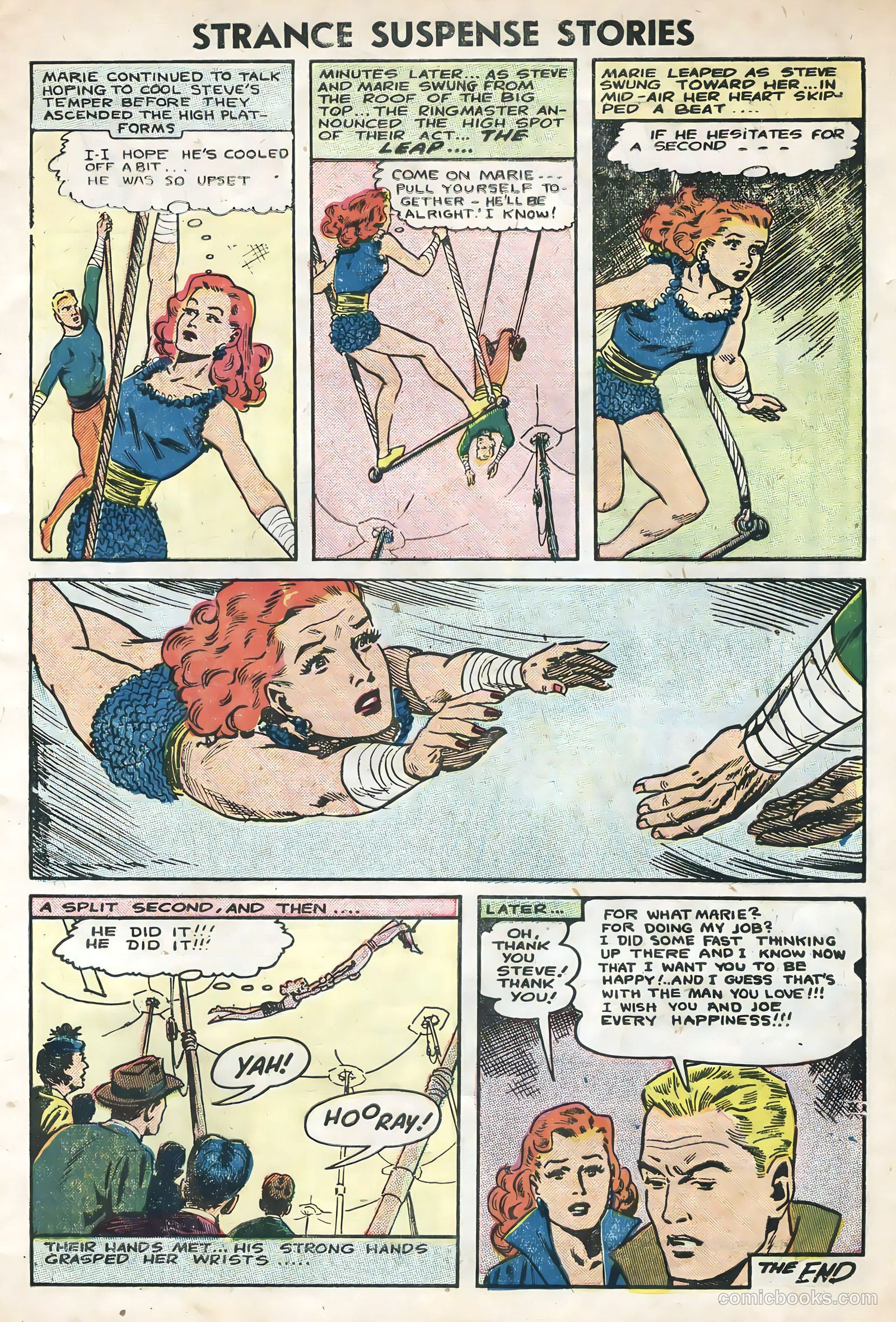 Strange Suspense Stories #29 (1956) — page 7 of 36