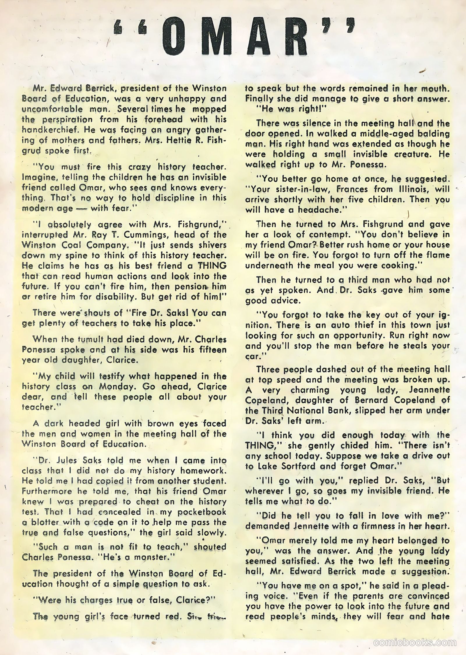 Strange Suspense Stories #29 (1956) — page 20 of 36