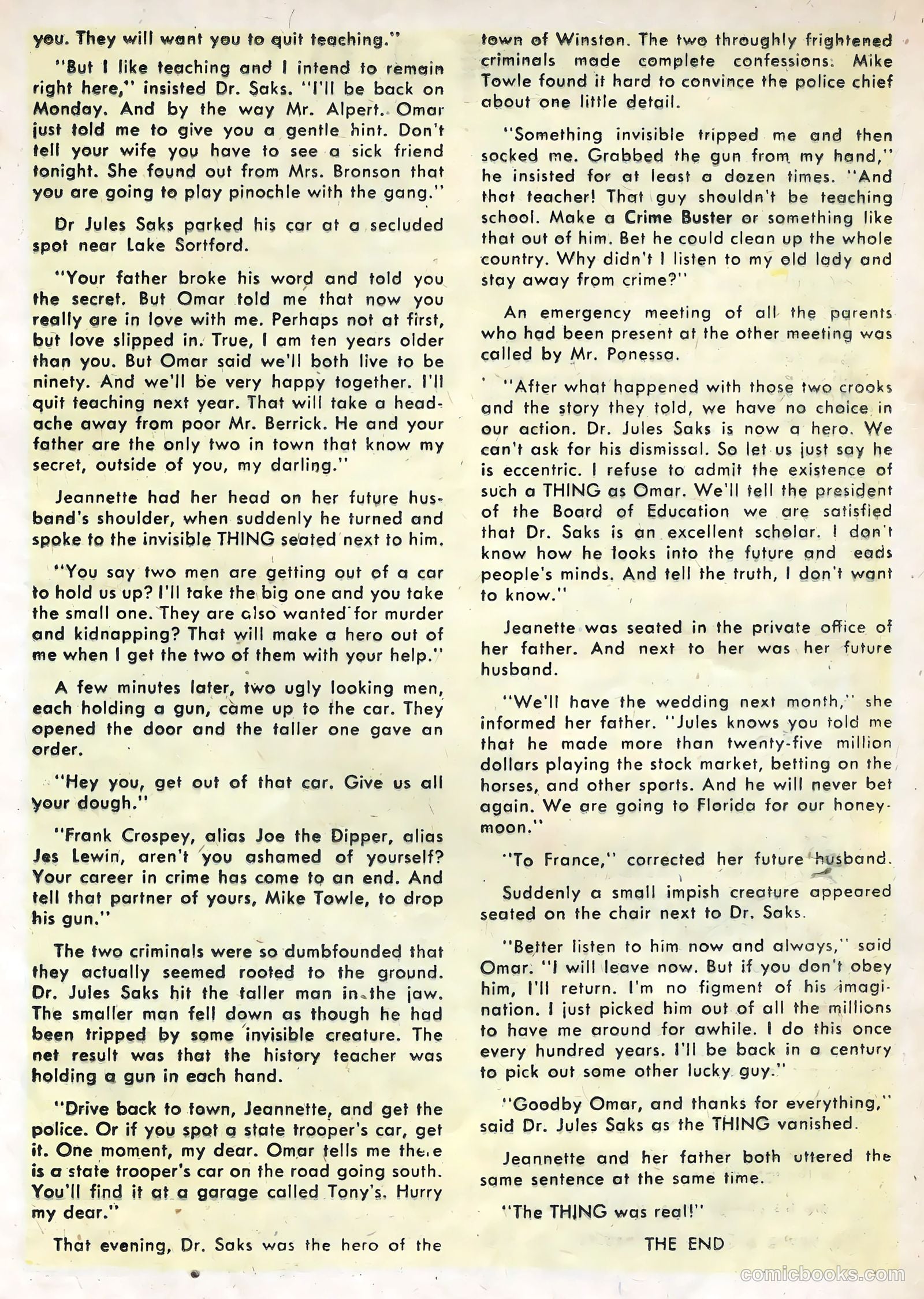 Strange Suspense Stories #29 (1956) — page 21 of 36