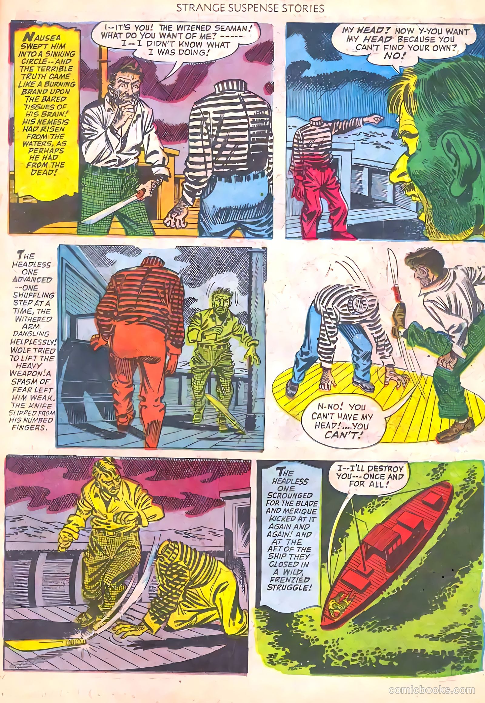 Strange Suspense Stories #3 (1952) — page 23 of 36