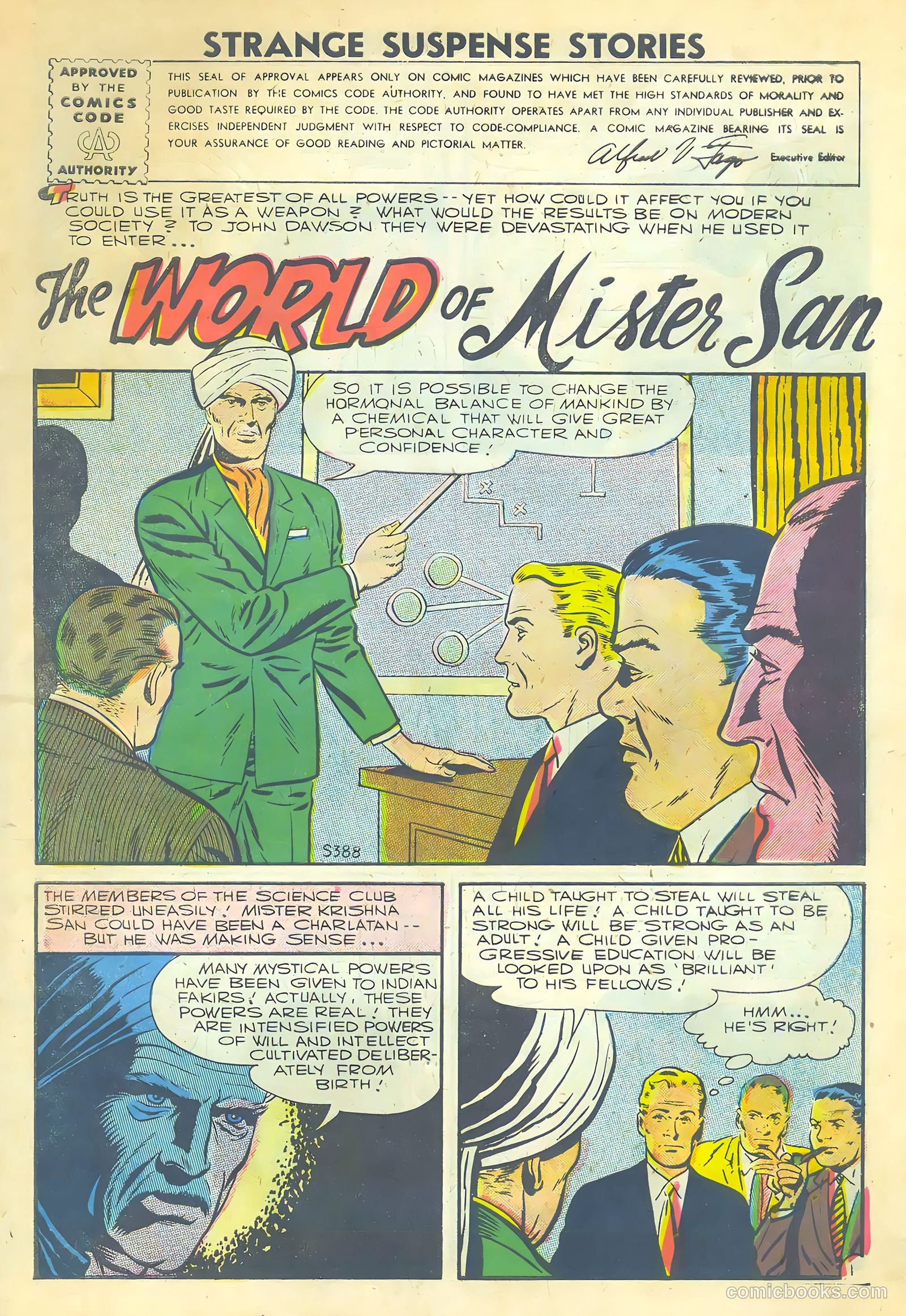 Strange Suspense Stories #30 (1956) — page 3 of 36