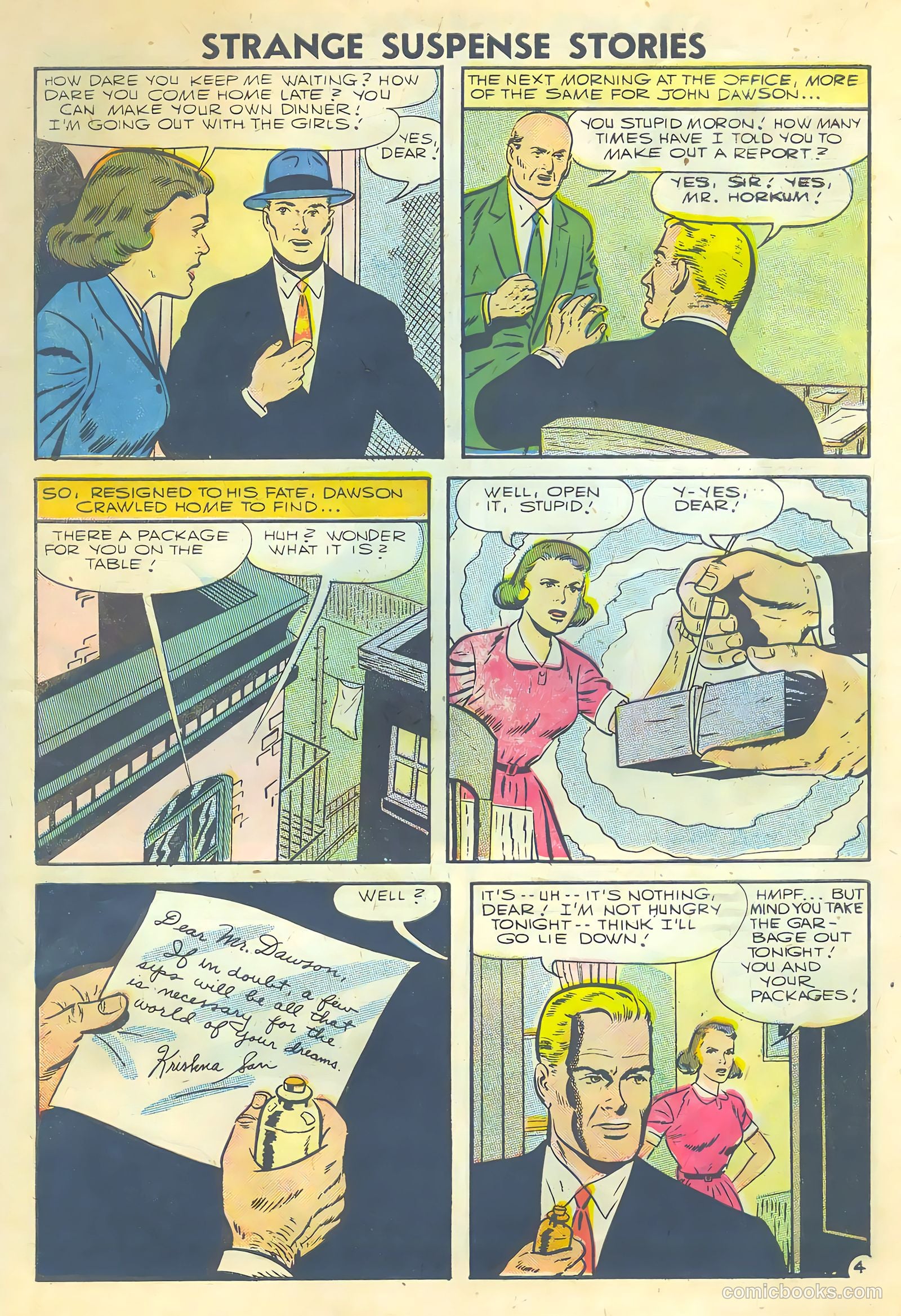 Strange Suspense Stories #30 (1956) — page 7 of 36