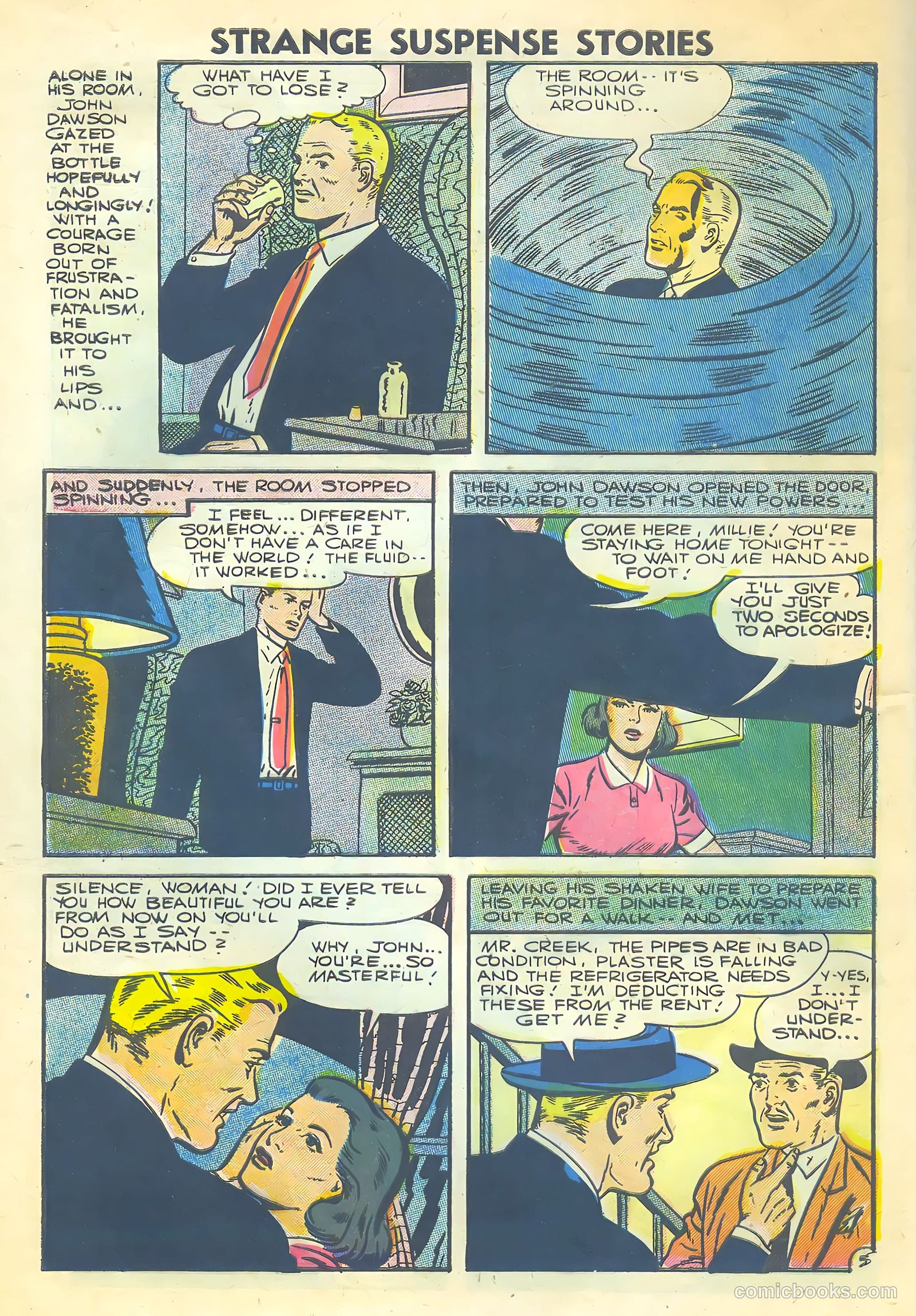 Strange Suspense Stories #30 (1956) — page 8 of 36
