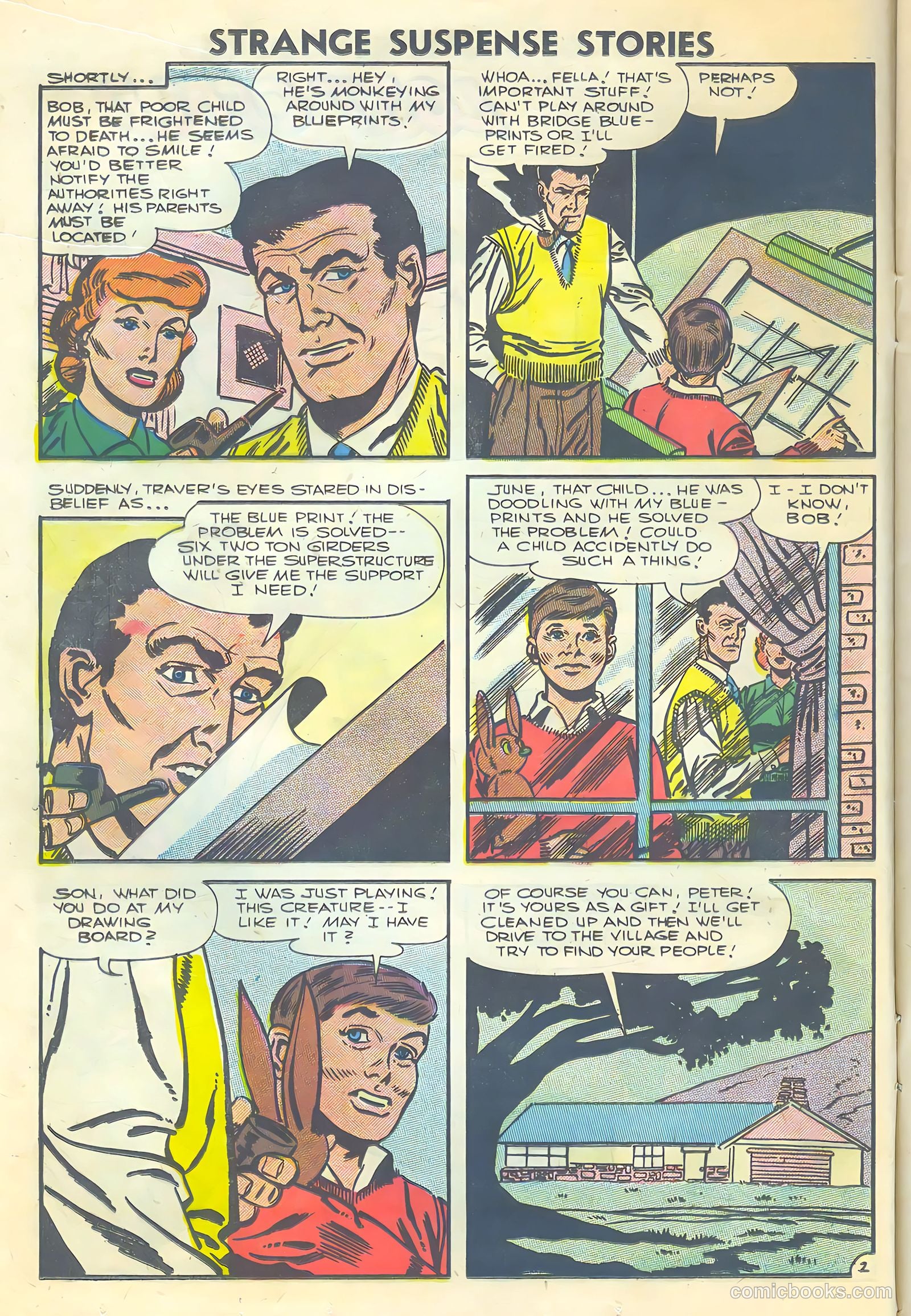 Strange Suspense Stories #30 (1956) — page 12 of 36