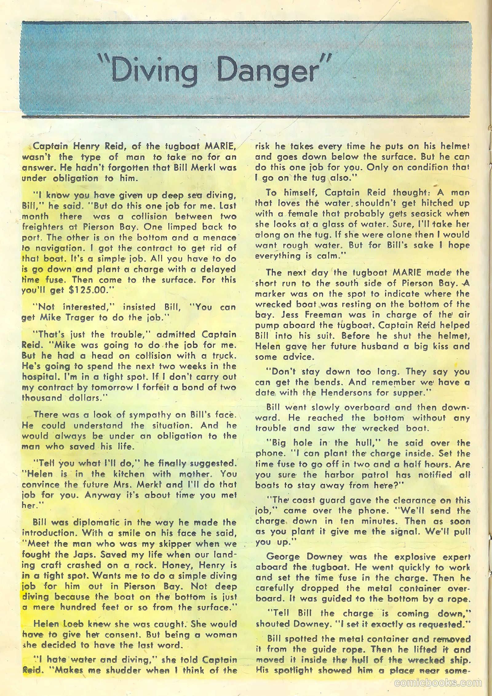 Strange Suspense Stories #30 (1956) — page 16 of 36