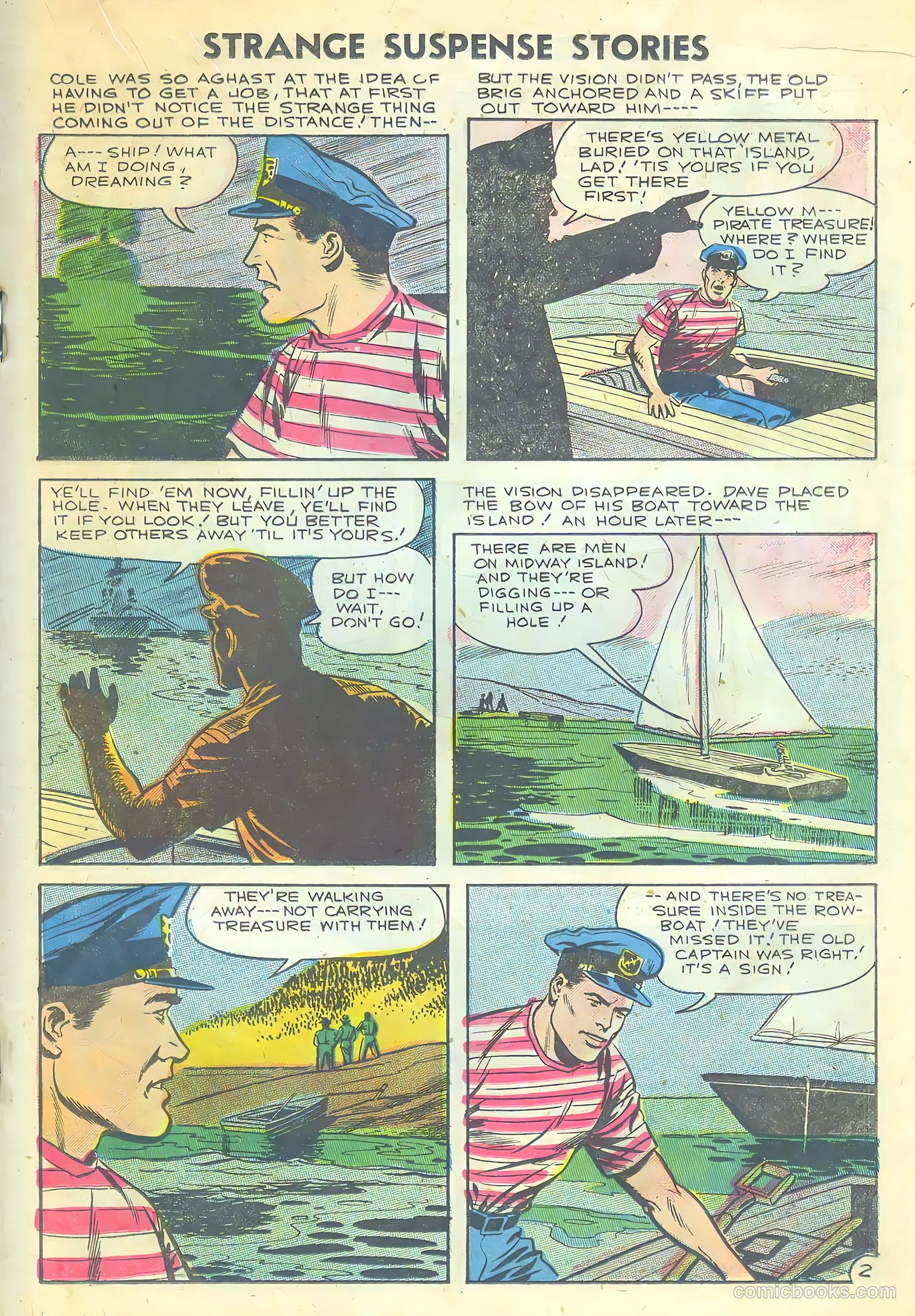 Strange Suspense Stories #30 (1956) — page 19 of 36