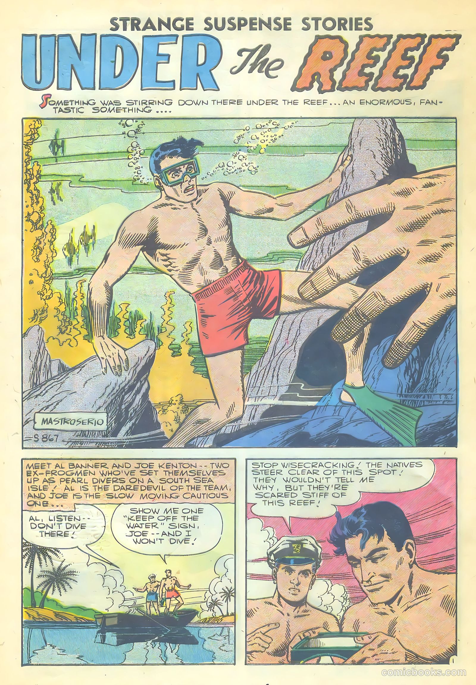 Strange Suspense Stories #30 (1956) — page 28 of 36