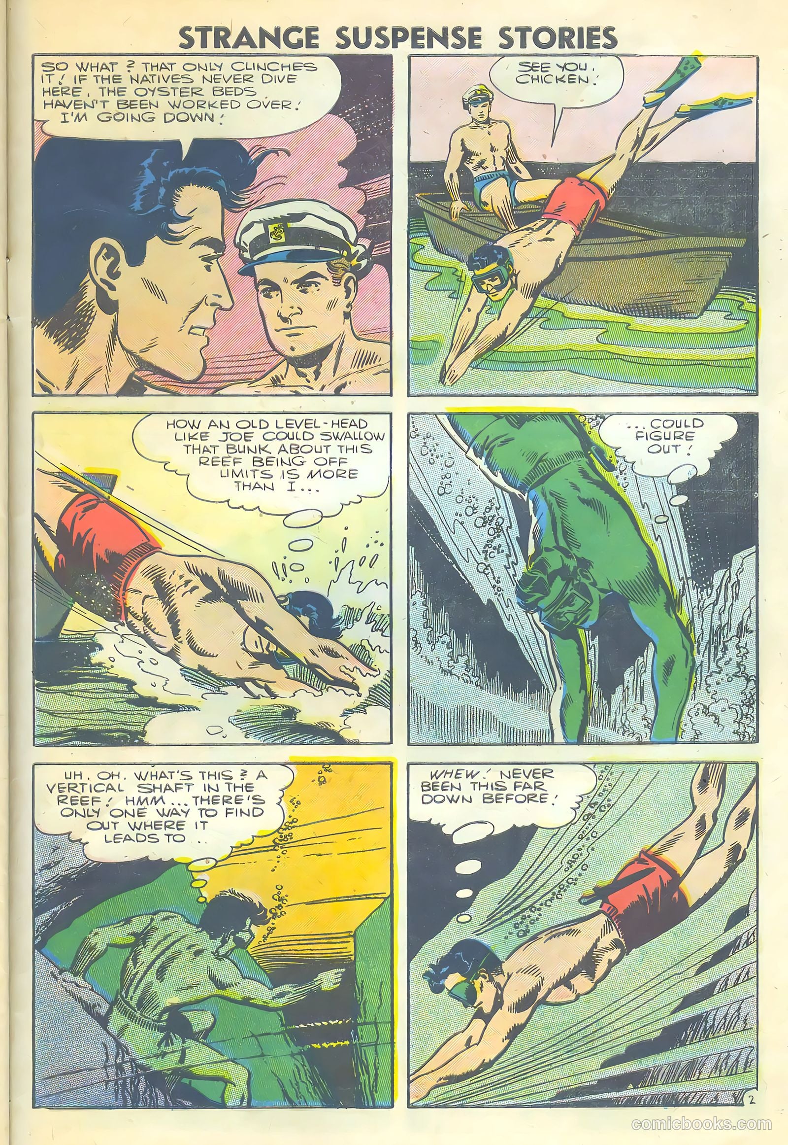 Strange Suspense Stories #30 (1956) — page 29 of 36