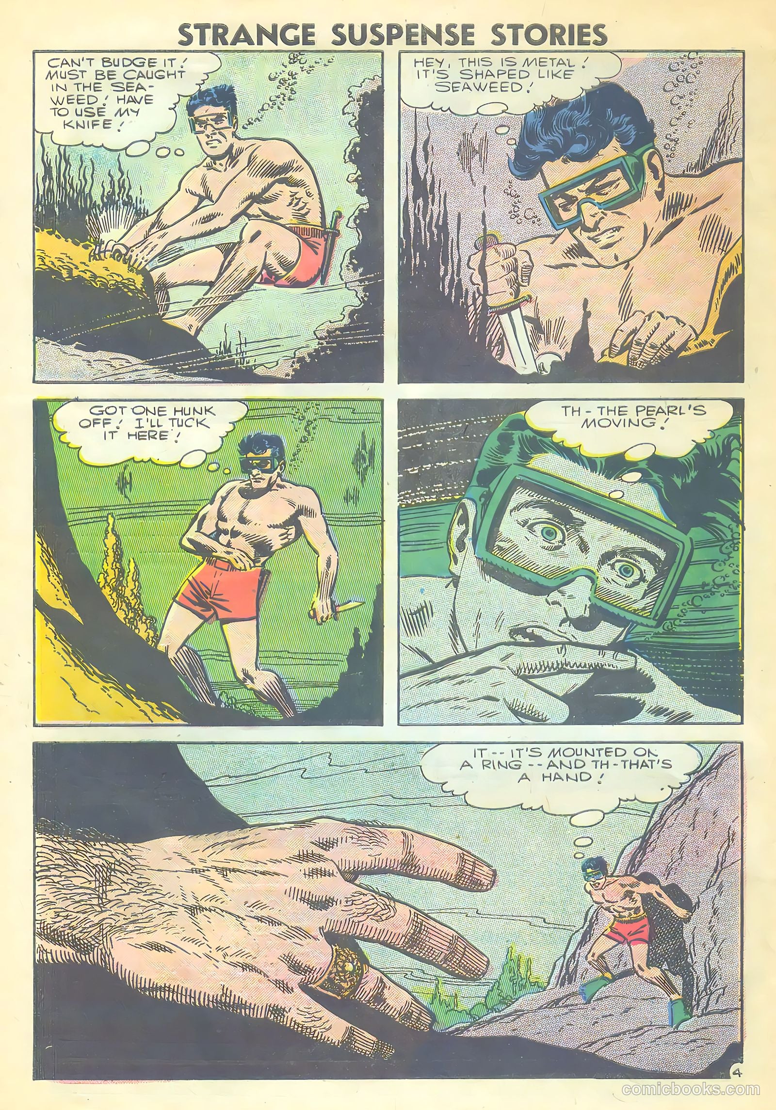 Strange Suspense Stories #30 (1956) — page 32 of 36