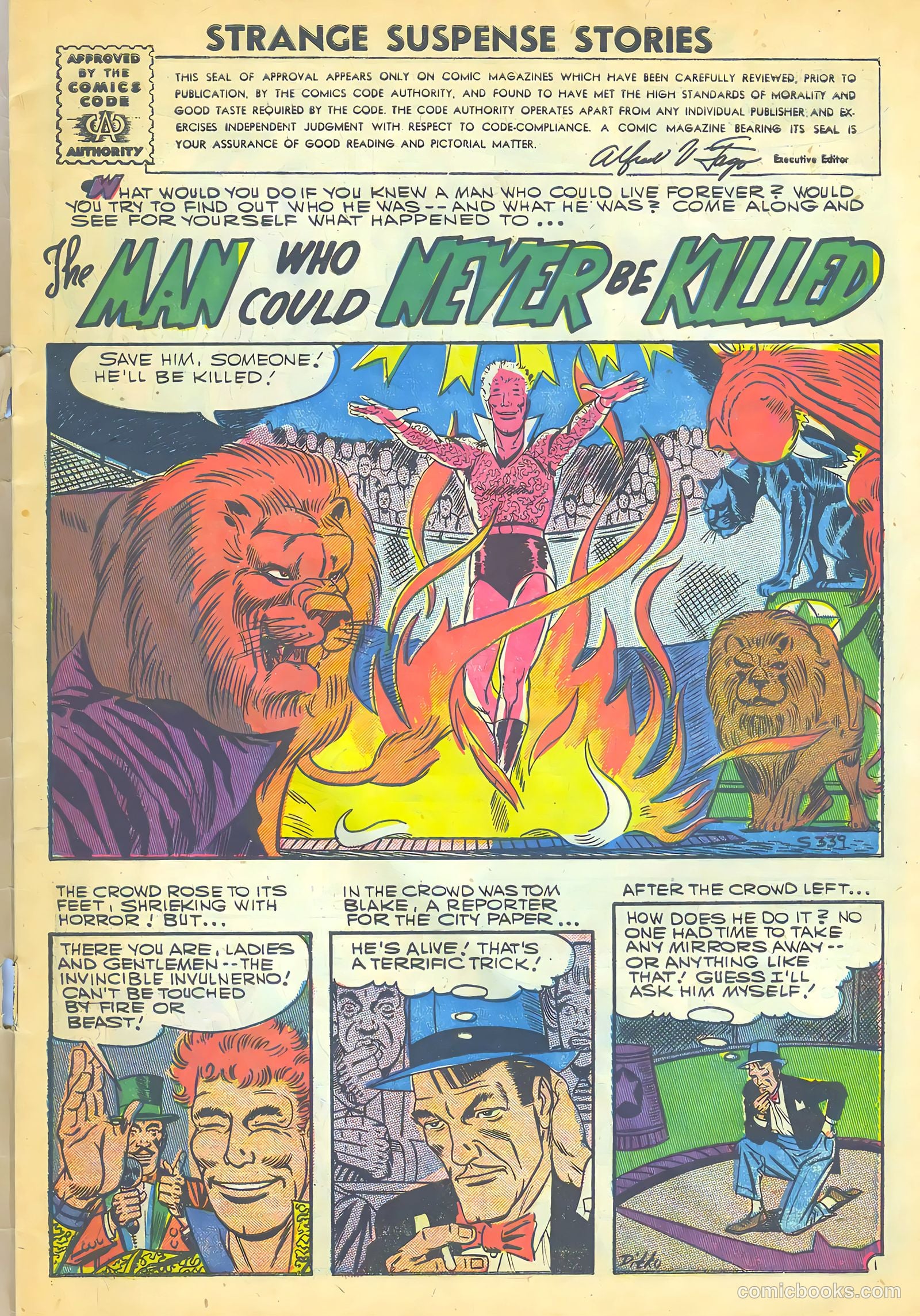 Strange Suspense Stories #31 (1957) — page 3 of 36