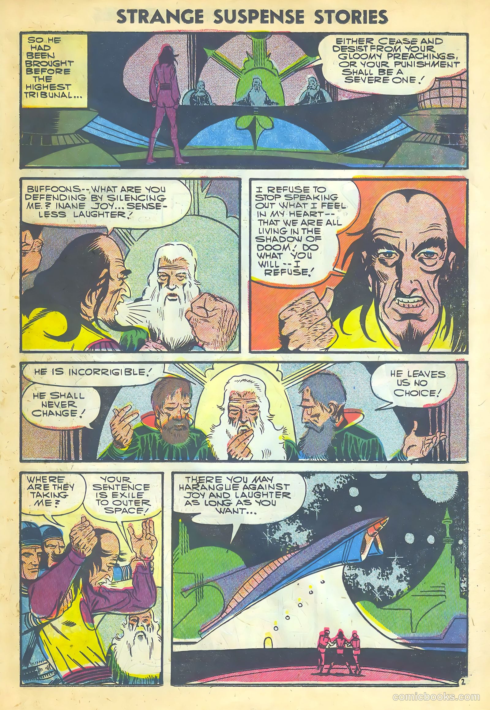 Strange Suspense Stories #31 (1957) — page 19 of 36