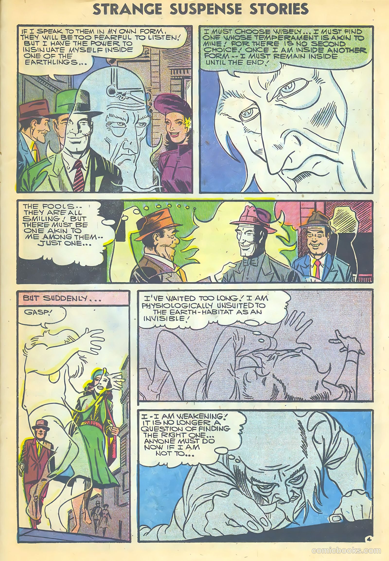 Strange Suspense Stories #31 (1957) — page 21 of 36