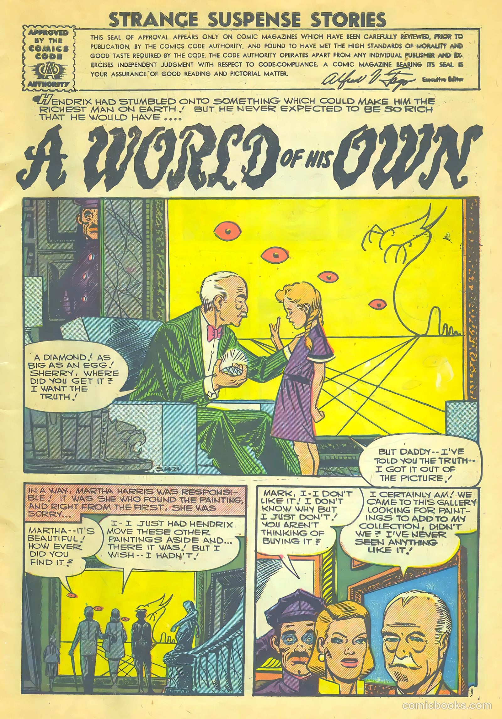 Strange Suspense Stories #32 (1957) — page 3 of 36