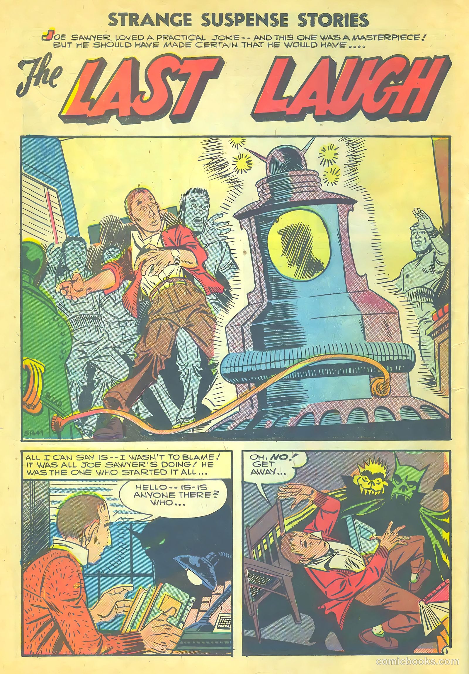 Strange Suspense Stories #32 (1957) — page 10 of 36