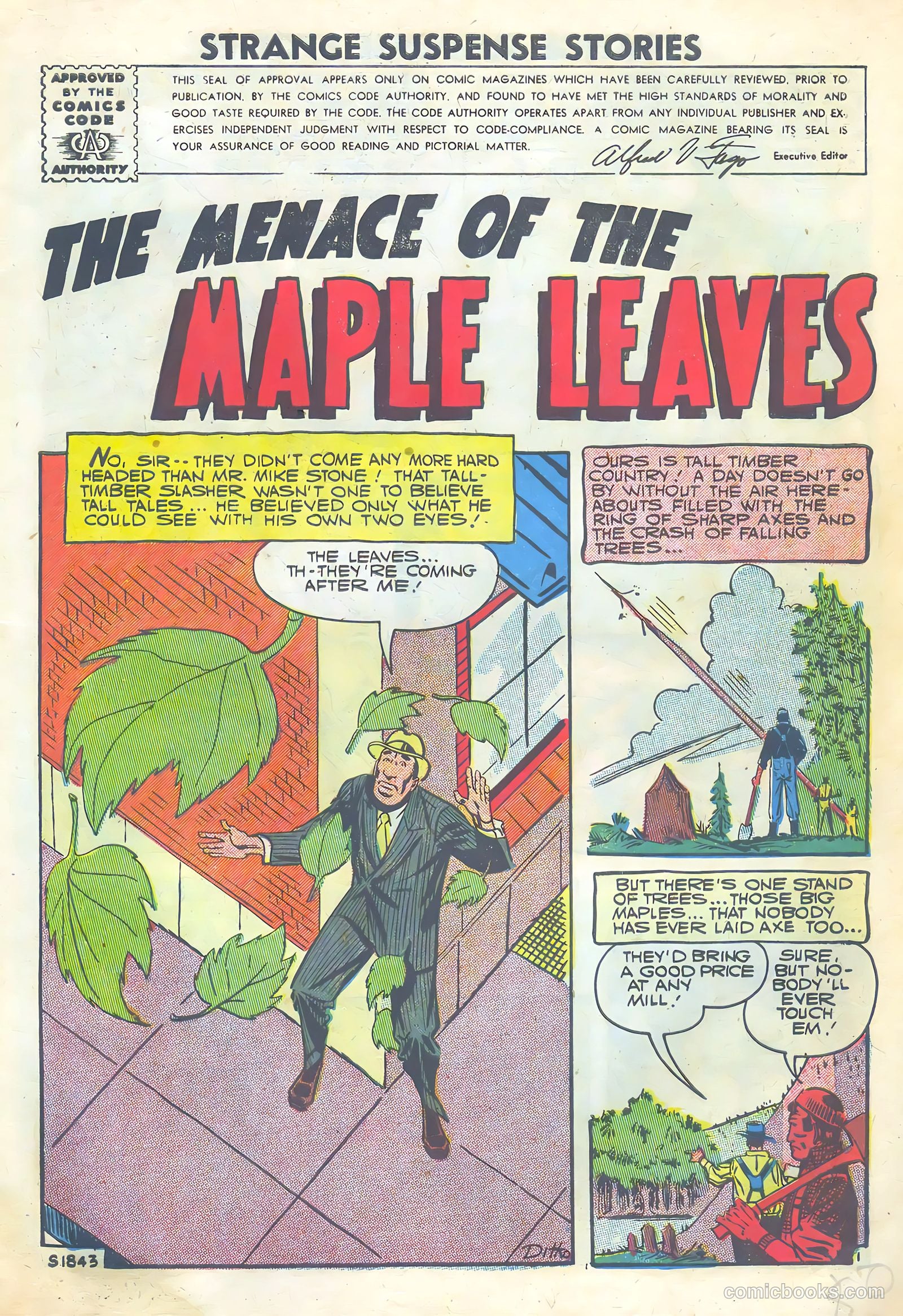 Strange Suspense Stories #33 (1957) — page 3 of 36