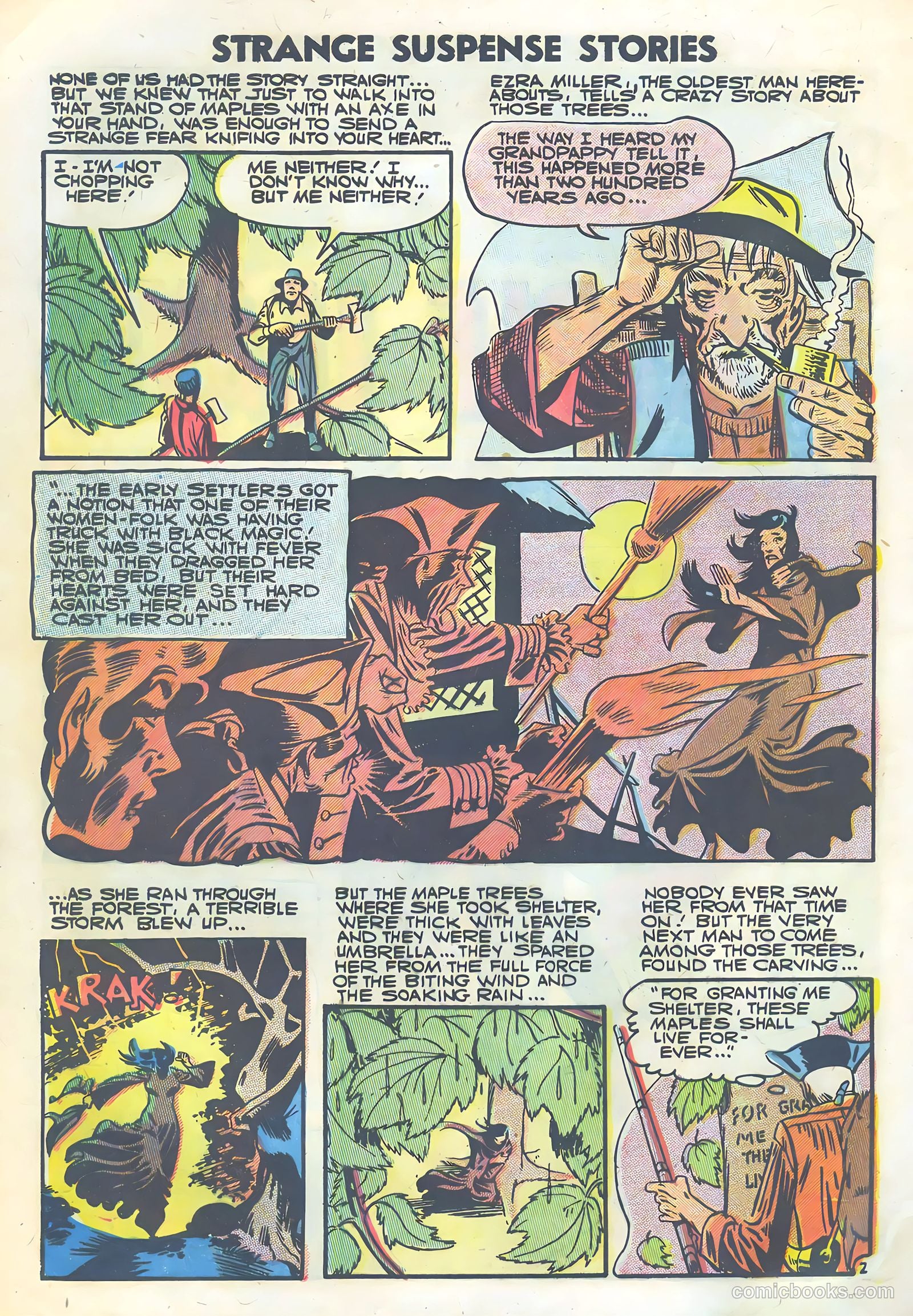 Strange Suspense Stories #33 (1957) — page 4 of 36
