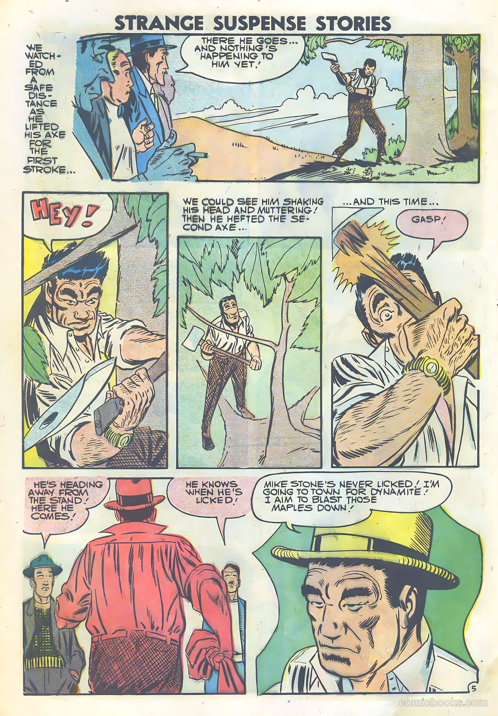 Strange Suspense Stories #33 (1957) — page 8 of 36