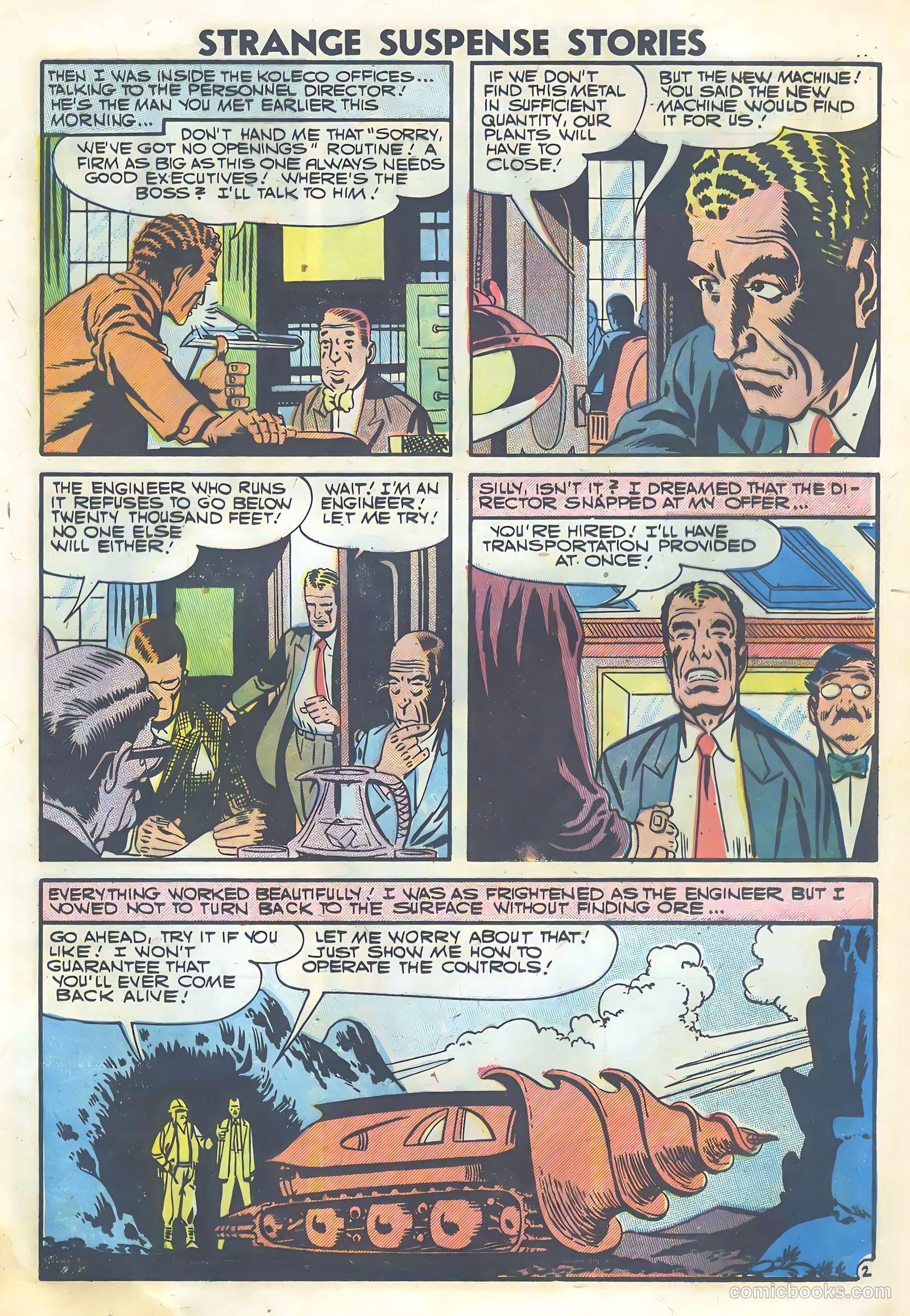 Strange Suspense Stories #33 (1957) — page 13 of 36