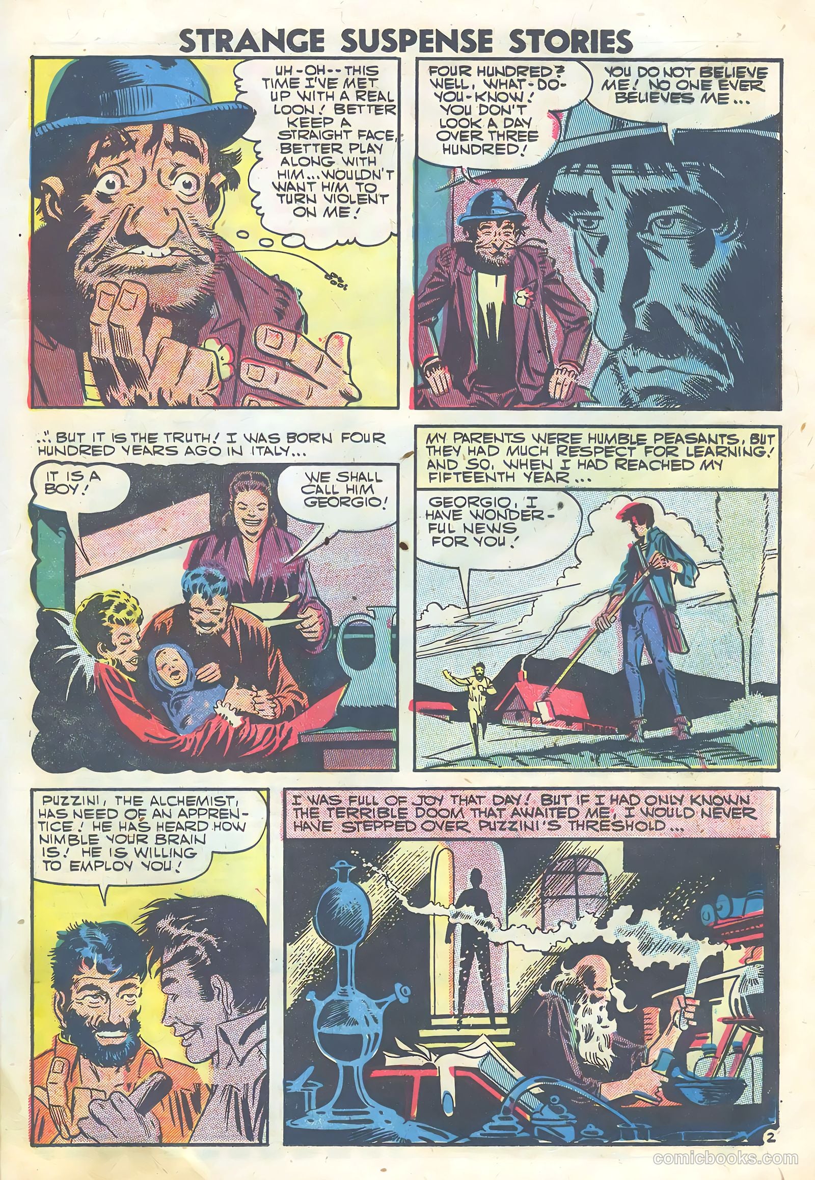 Strange Suspense Stories #33 (1957) — page 21 of 36