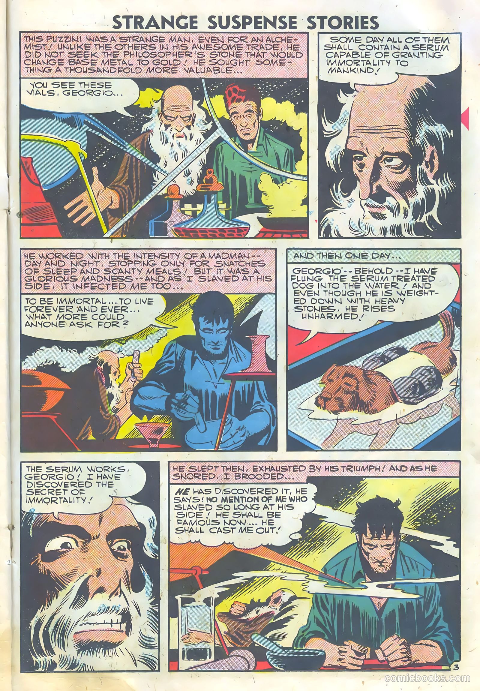 Strange Suspense Stories #33 (1957) — page 23 of 36