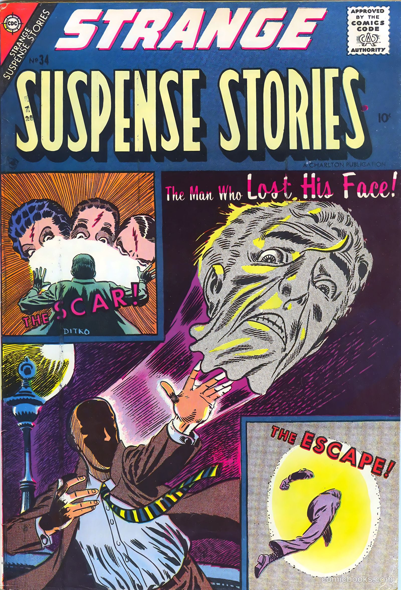 Strange Suspense Stories #34