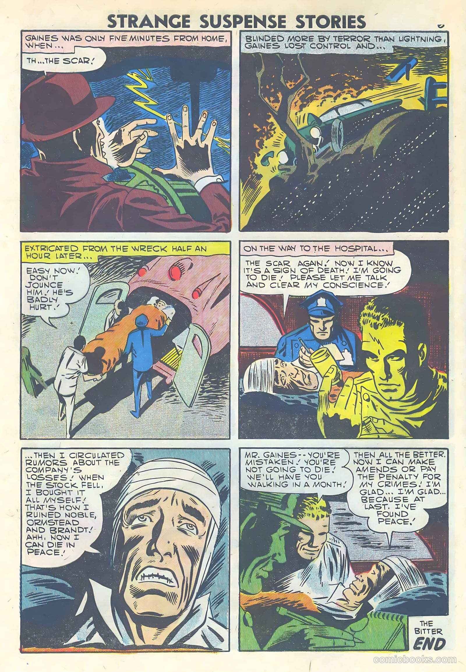Strange Suspense Stories #34 (1957) — page 8 of 36