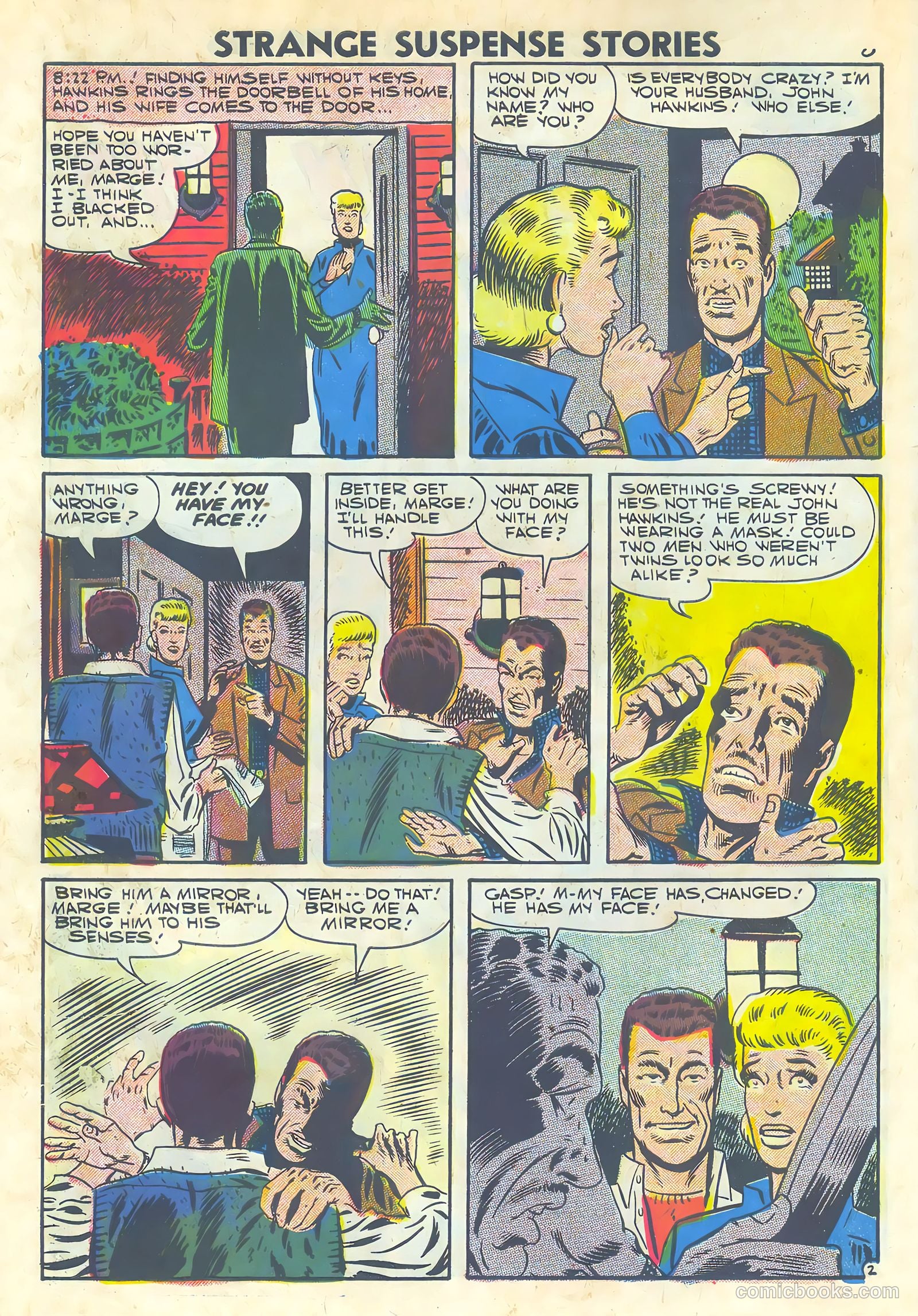 Strange Suspense Stories #34 (1957) — page 10 of 36