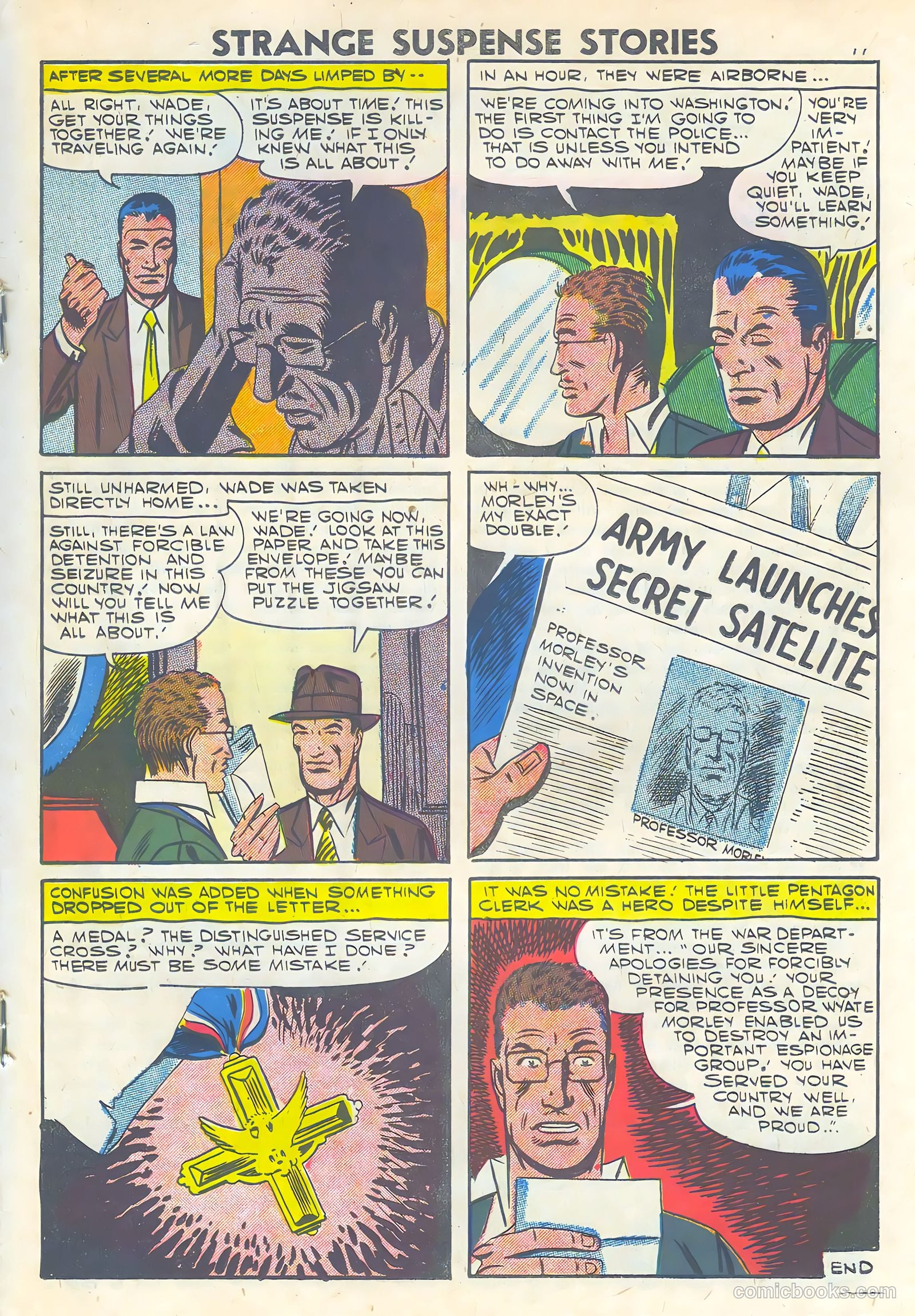 Strange Suspense Stories #34 (1957) — page 19 of 36