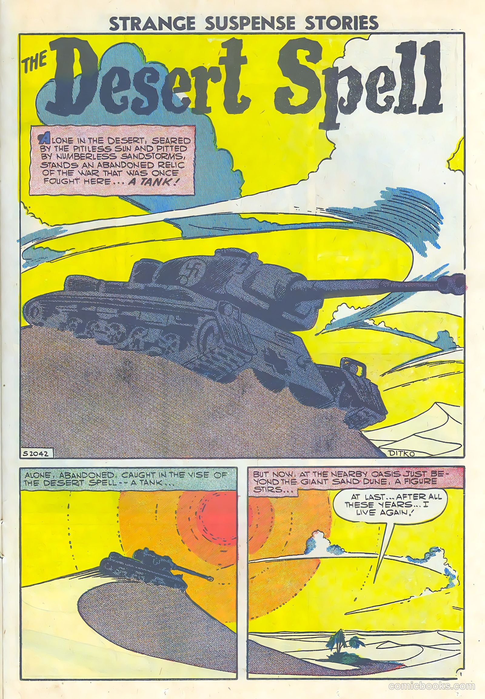 Strange Suspense Stories #34 (1957) — page 23 of 36