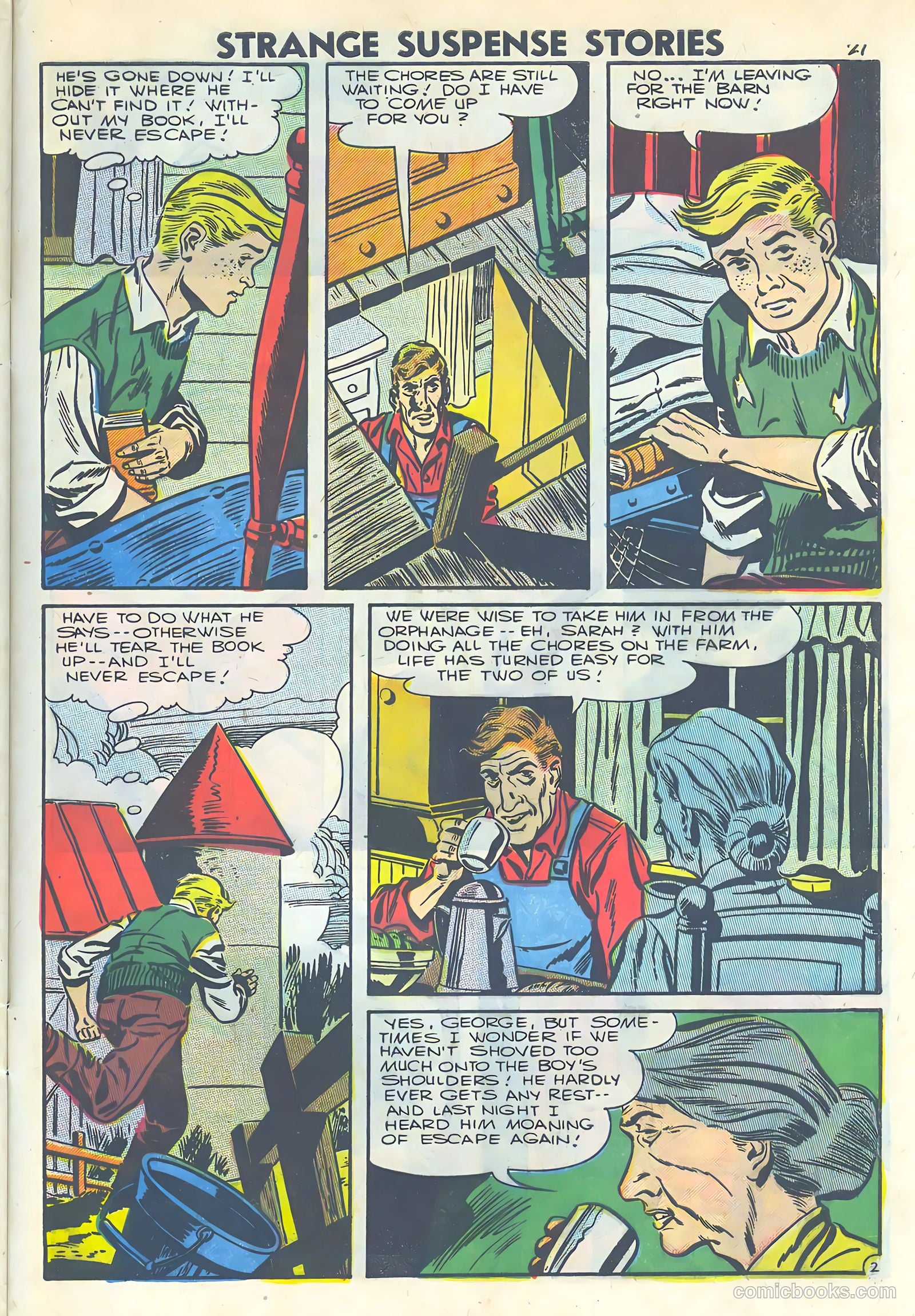 Strange Suspense Stories #34 (1957) — page 29 of 36