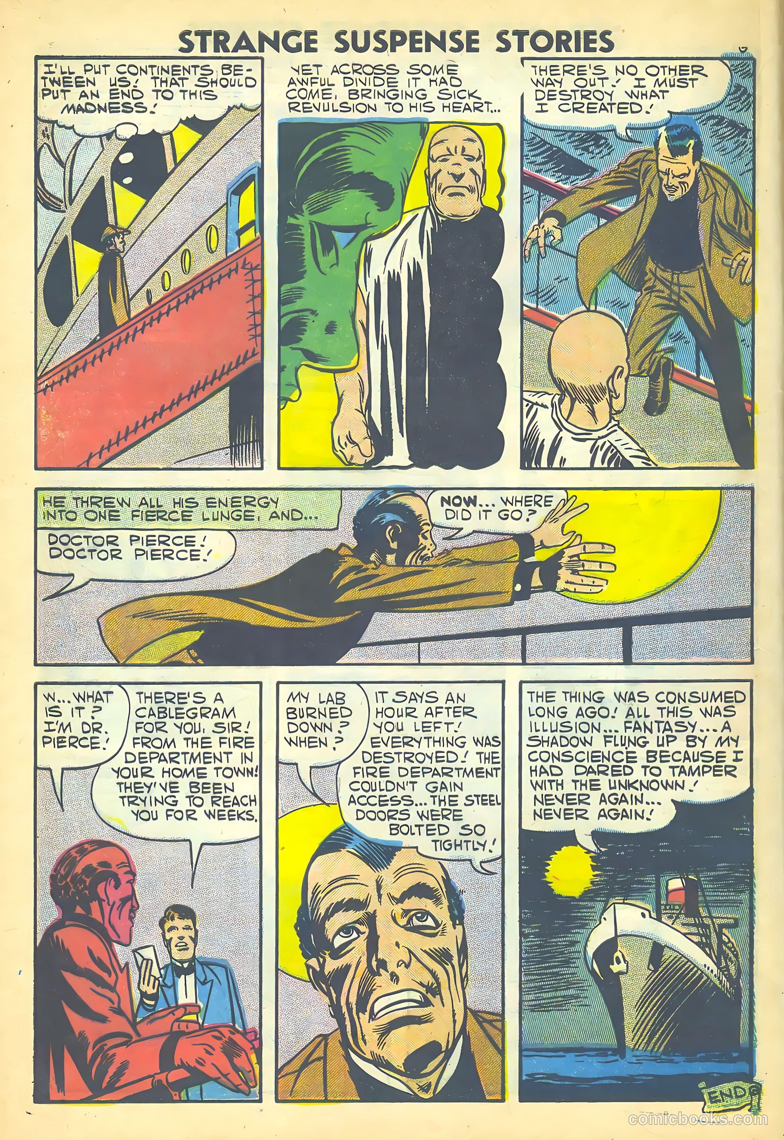Strange Suspense Stories #35 (1957) — page 8 of 36