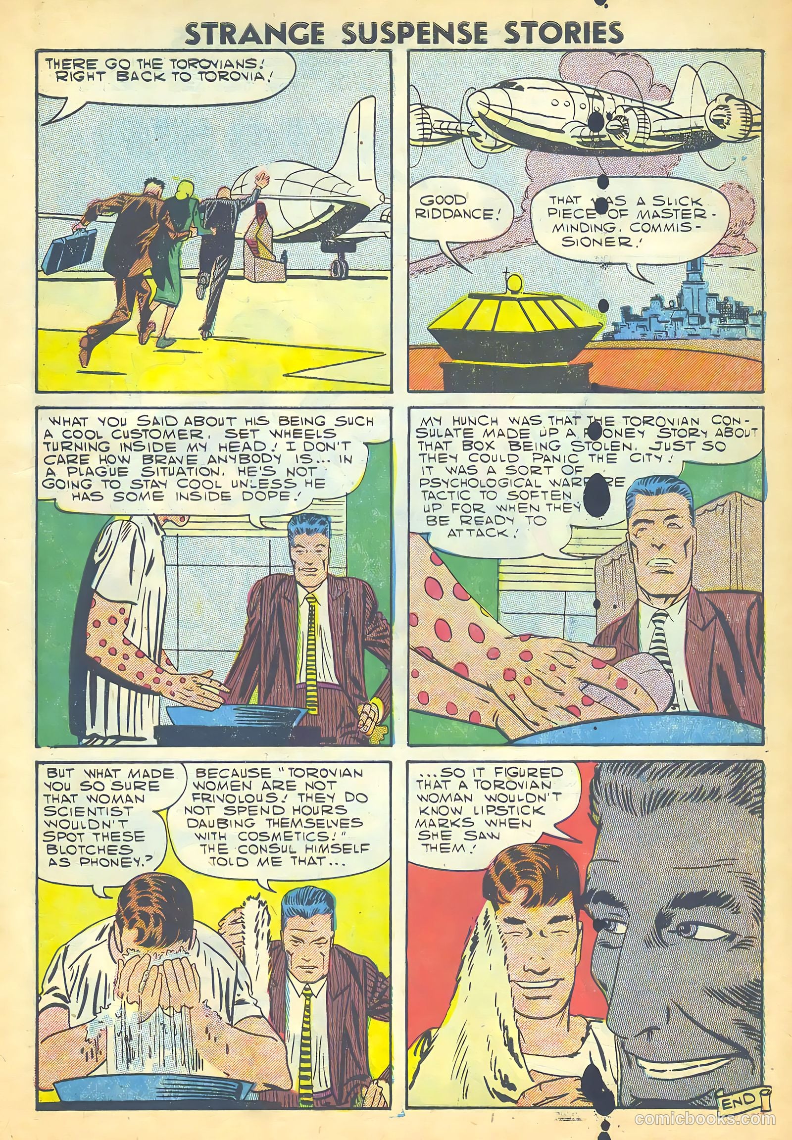 Strange Suspense Stories #35 (1957) — page 27 of 36
