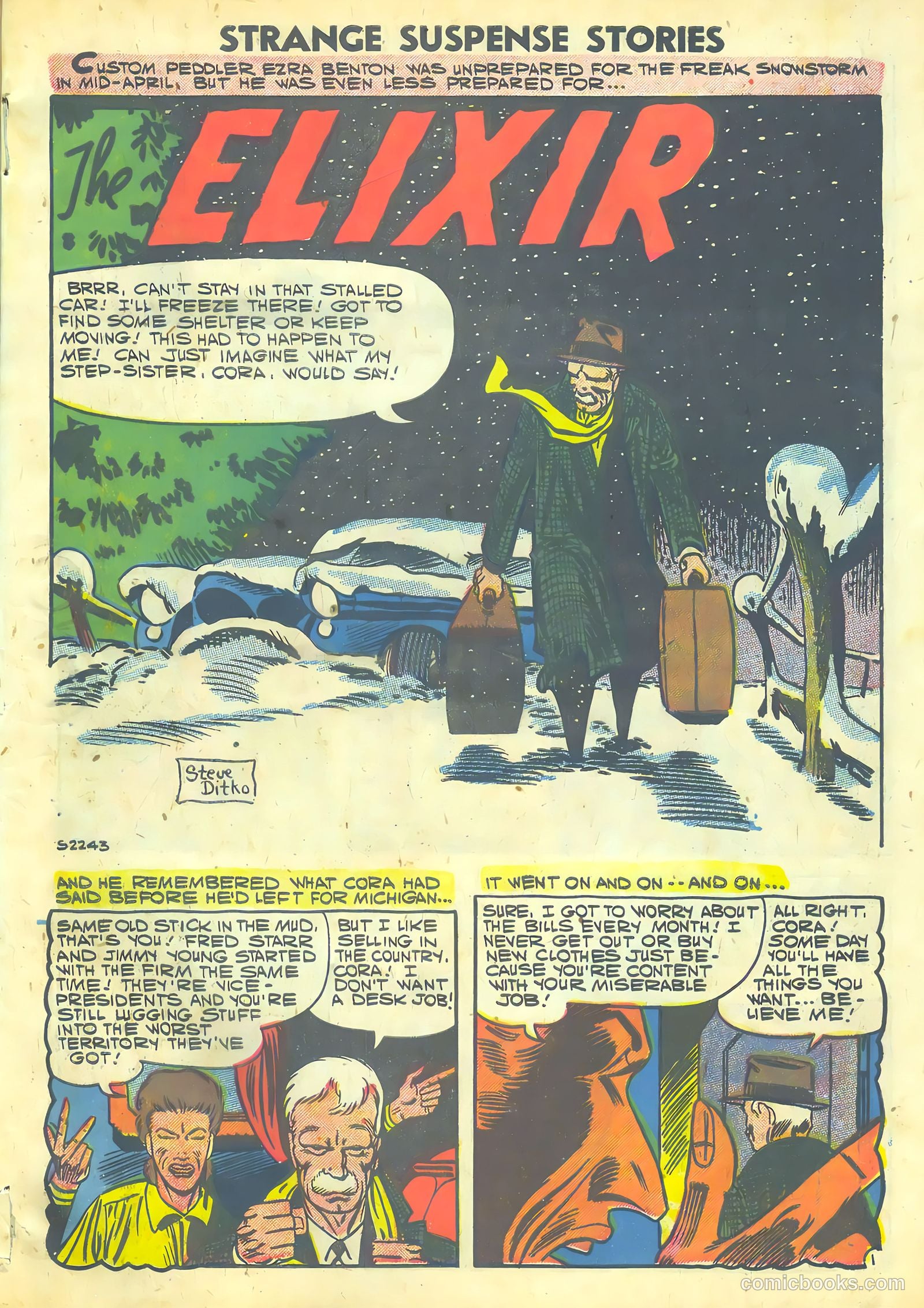 Strange Suspense Stories #36 (1958) — page 3 of 68