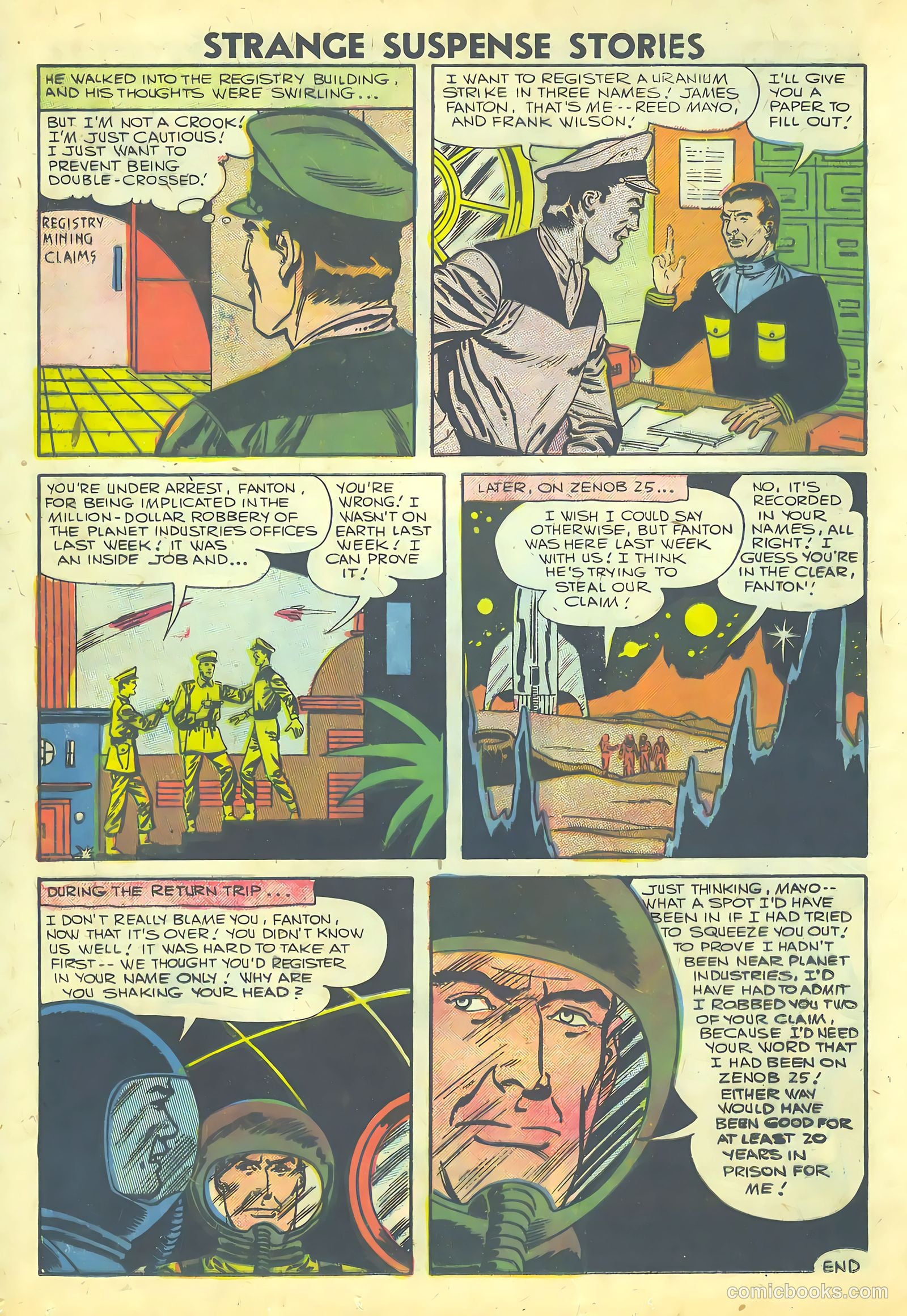 Strange Suspense Stories #36 (1958) — page 20 of 68
