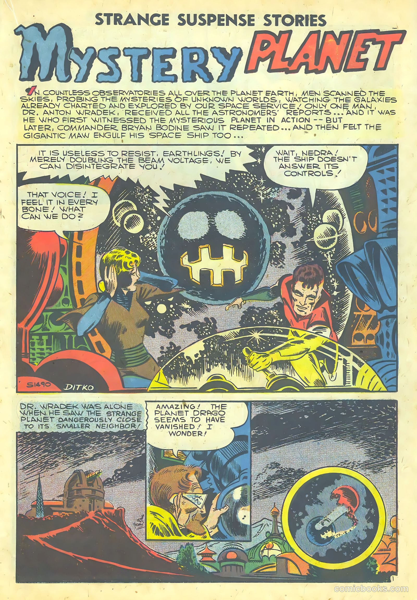 Strange Suspense Stories #36 (1958) — page 35 of 68