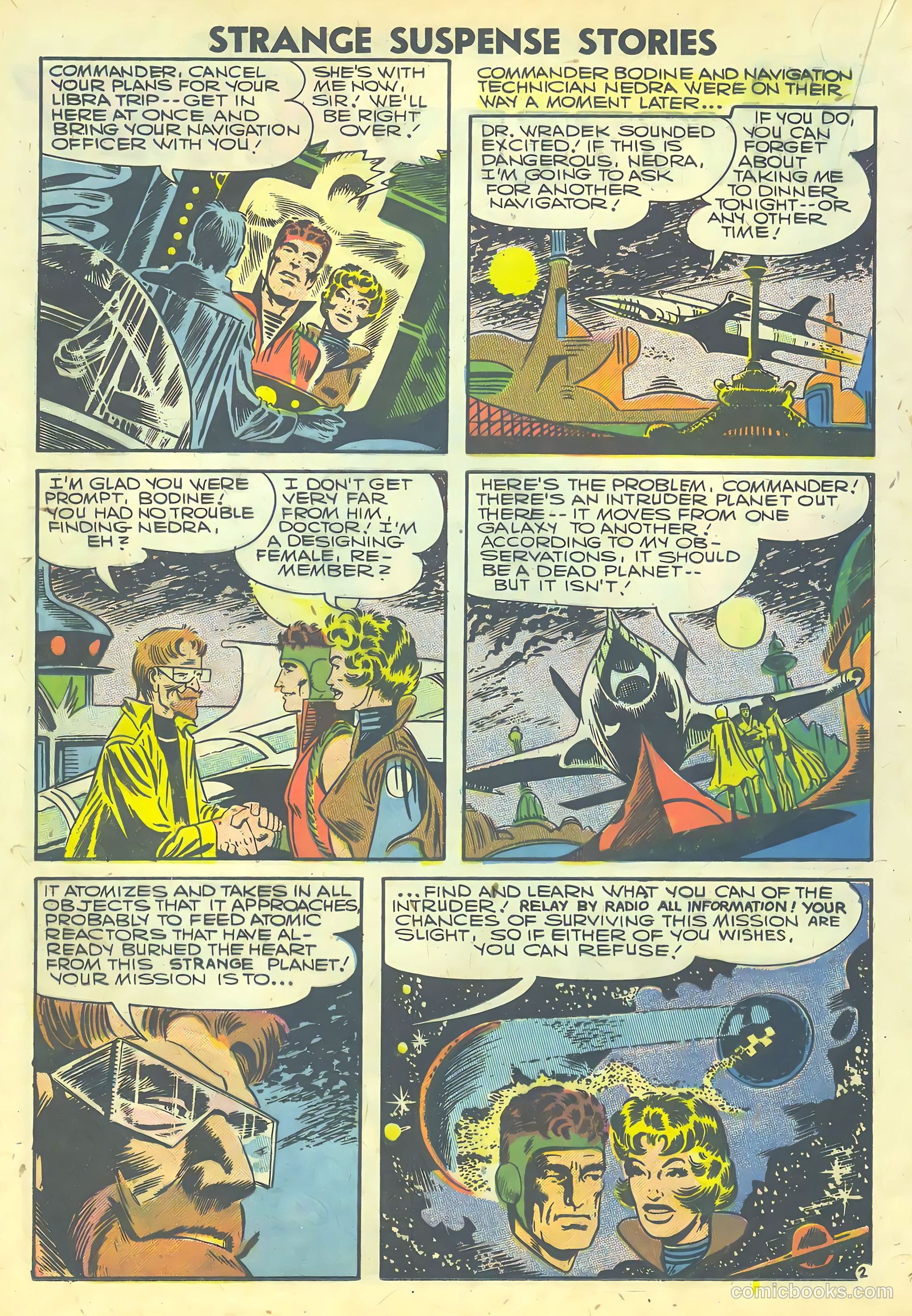 Strange Suspense Stories #36 (1958) — page 36 of 68