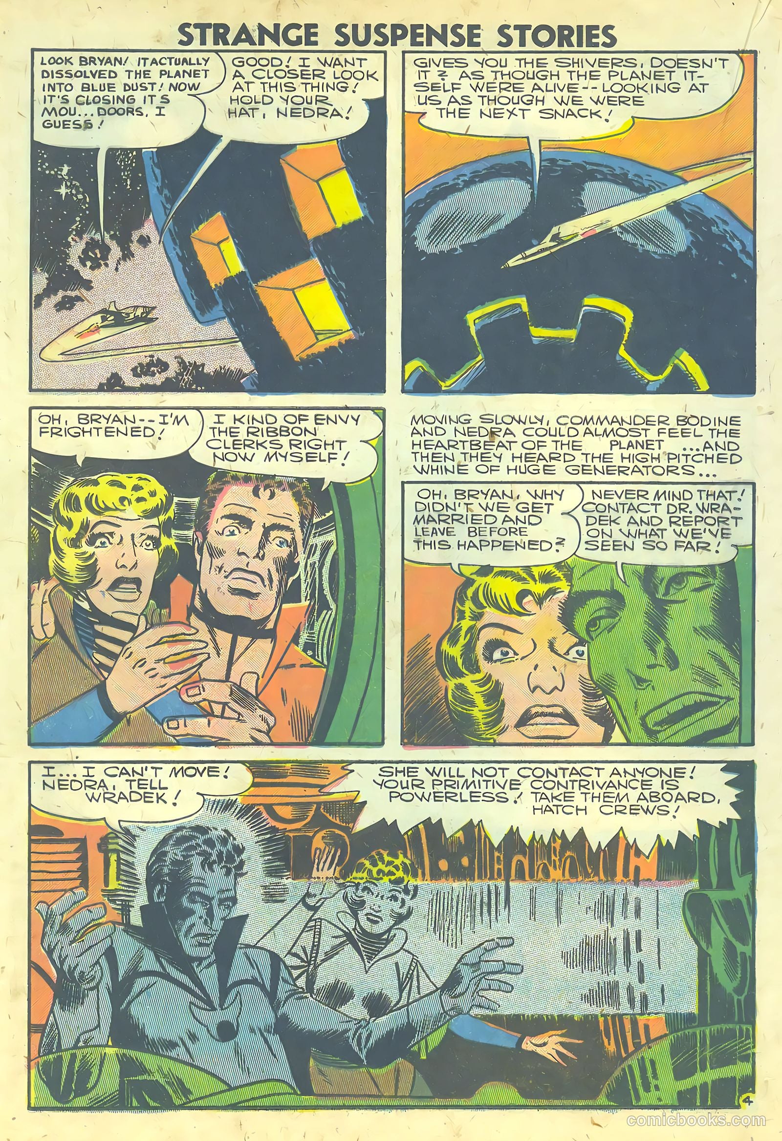 Strange Suspense Stories #36 (1958) — page 38 of 68
