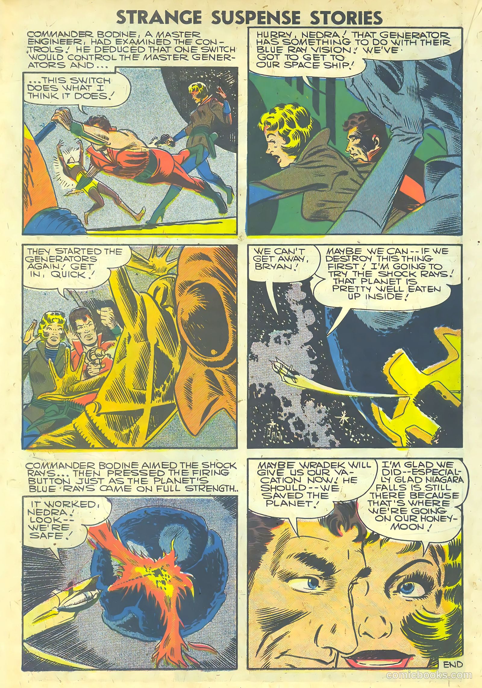 Strange Suspense Stories #36 (1958) — page 40 of 68