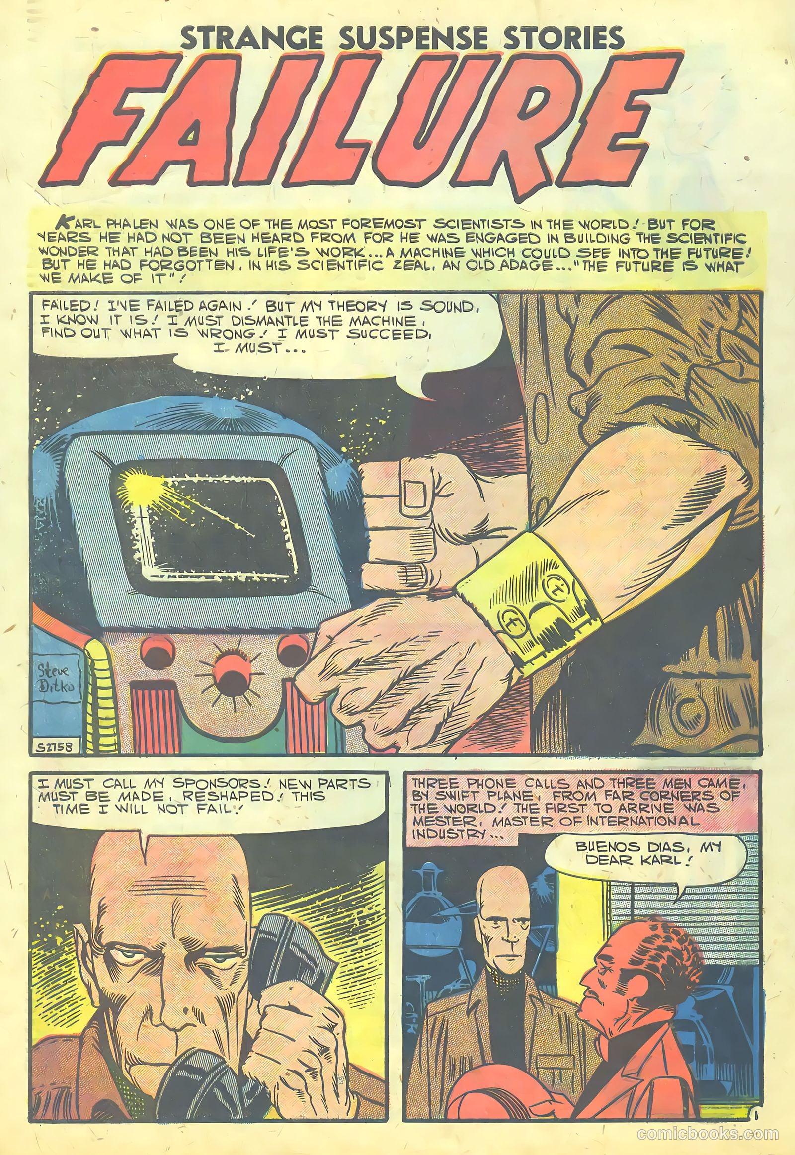 Strange Suspense Stories #36 (1958) — page 54 of 68