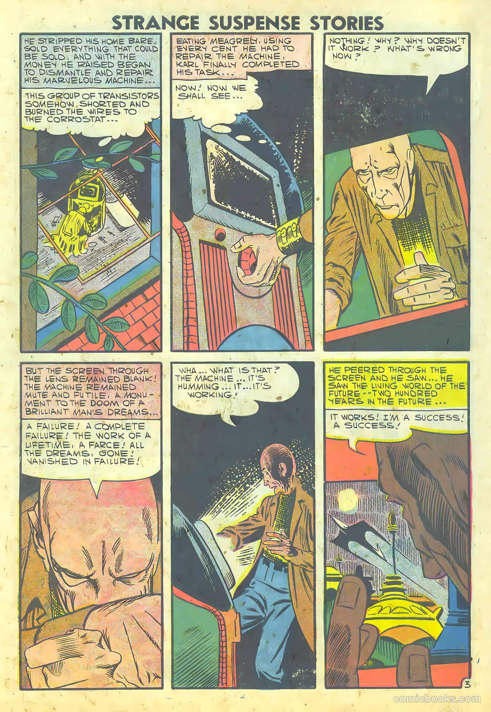 Strange Suspense Stories #36 (1958) — page 56 of 68