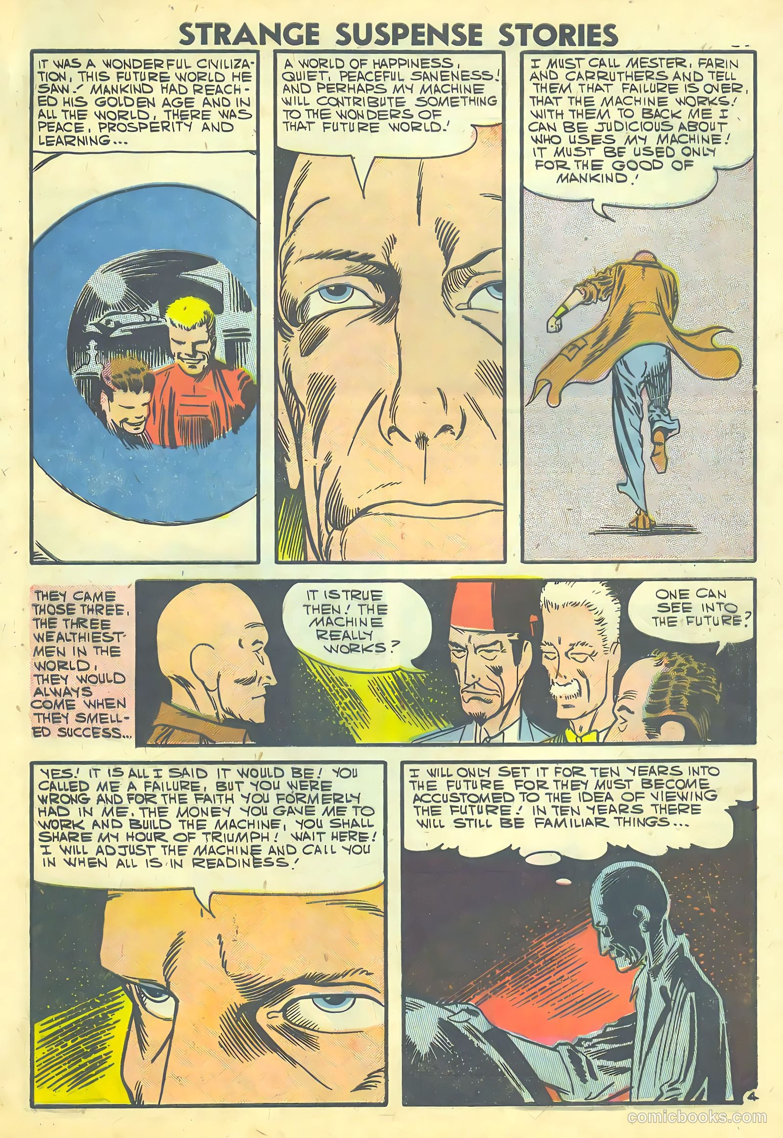 Strange Suspense Stories #36 (1958) — page 57 of 68